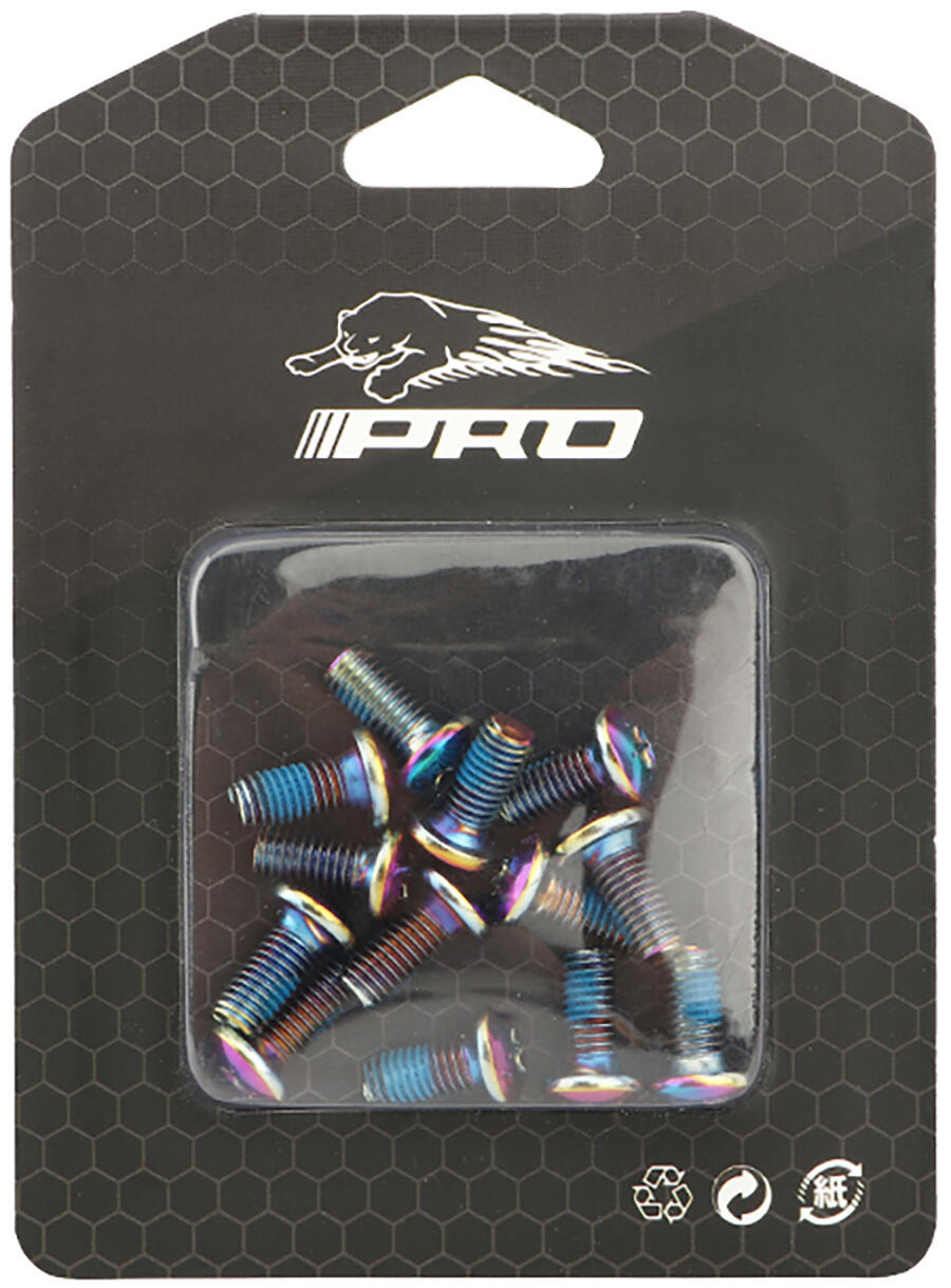 Śruby do tarczy hamulca Meroca III Pro T25 rainbow 12 szt
