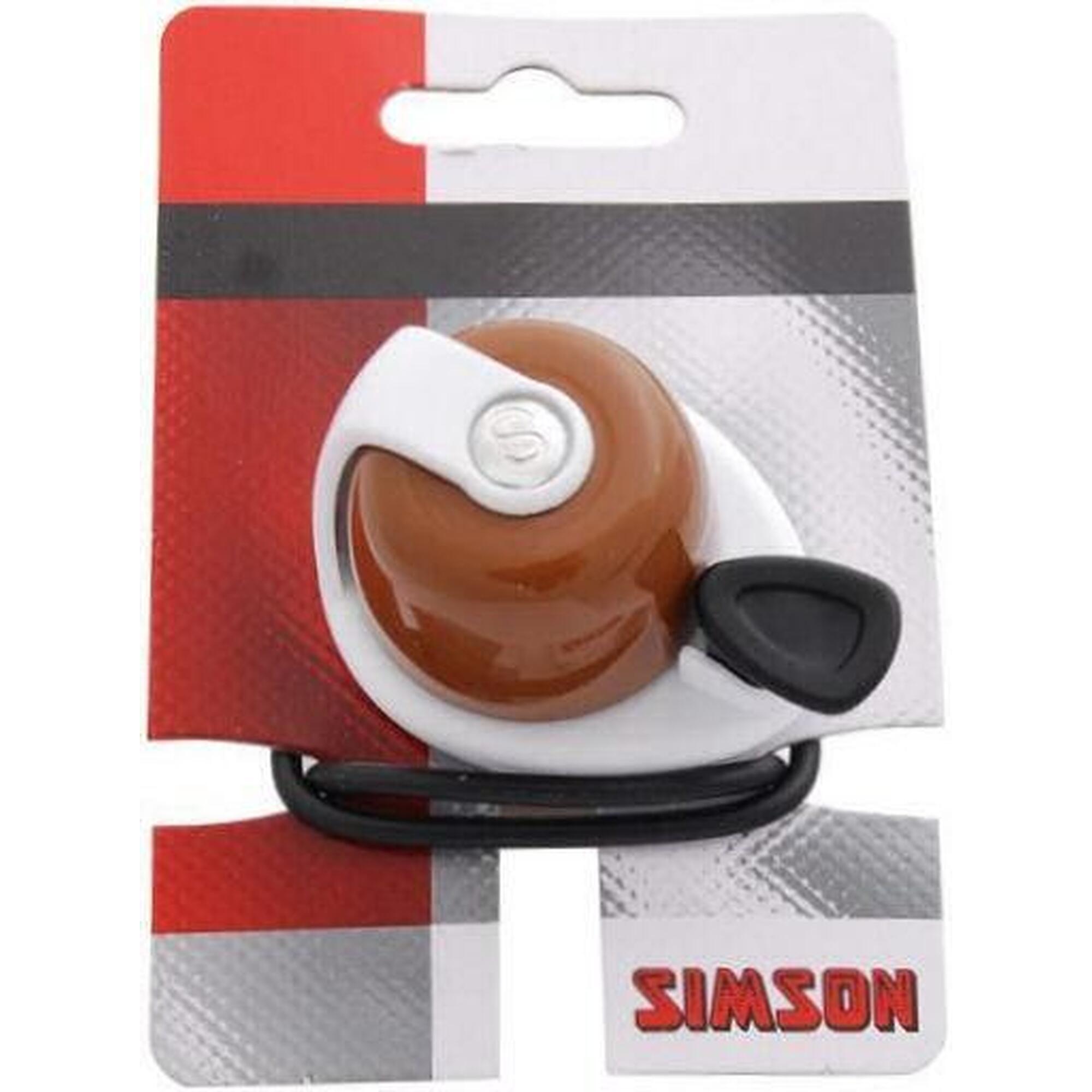 Dzwonek Rowerowy Allure - Brązowy/Biały