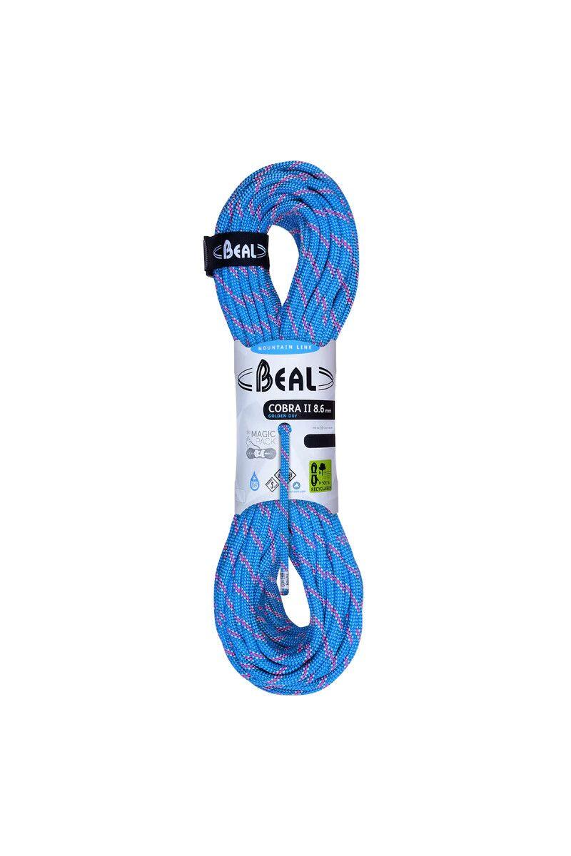 Lina dynamiczna Beal Cobra Unicore 8,6 mm x 70 m - golden dry blue