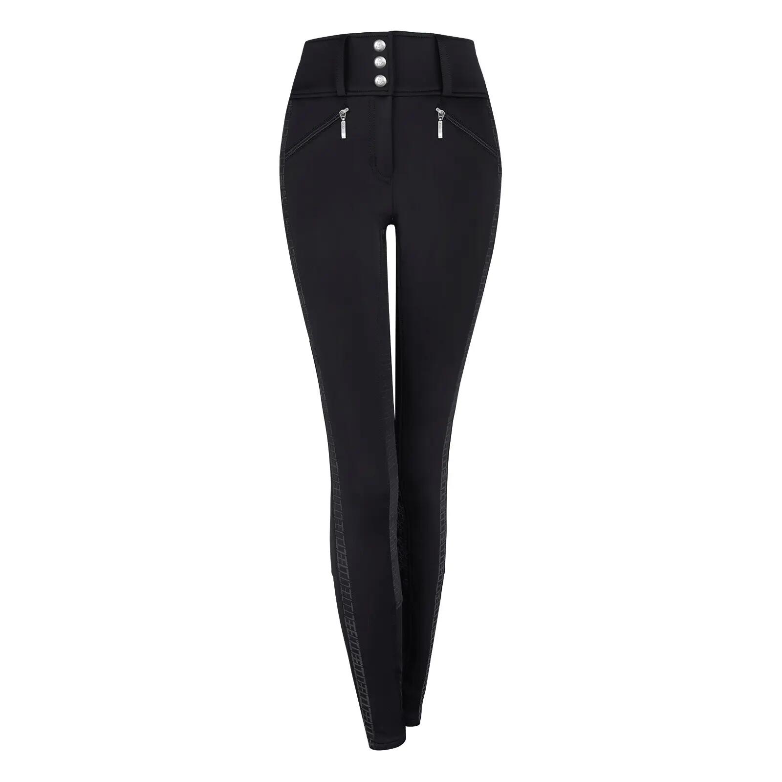 Spodnie konkursowe full grip dla dziewczynek ELT Elisa High Waist