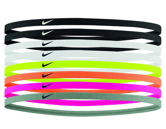 Zestaw 8 opasek na głowę Nike Skinny