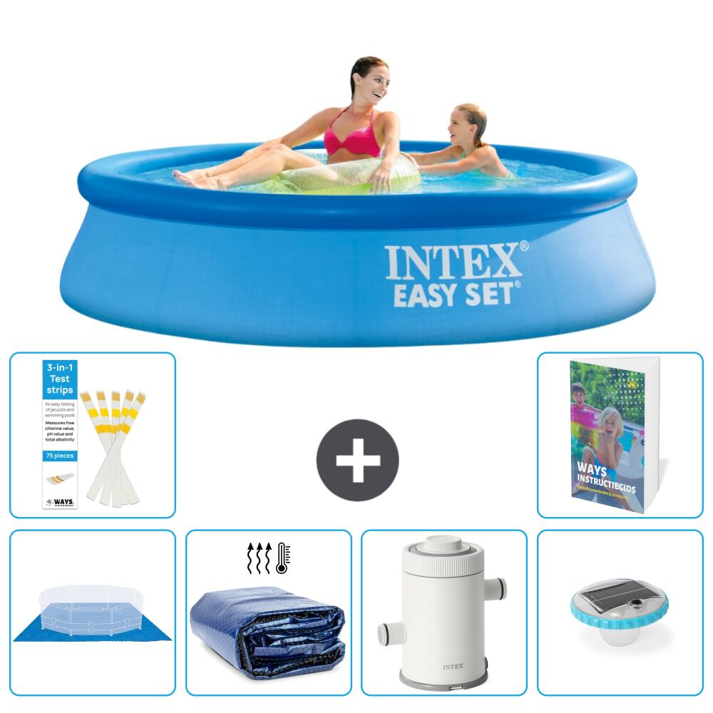 INTEX Basen Easy Set Okrągły - 244x61 cm - 7-częściowy S98