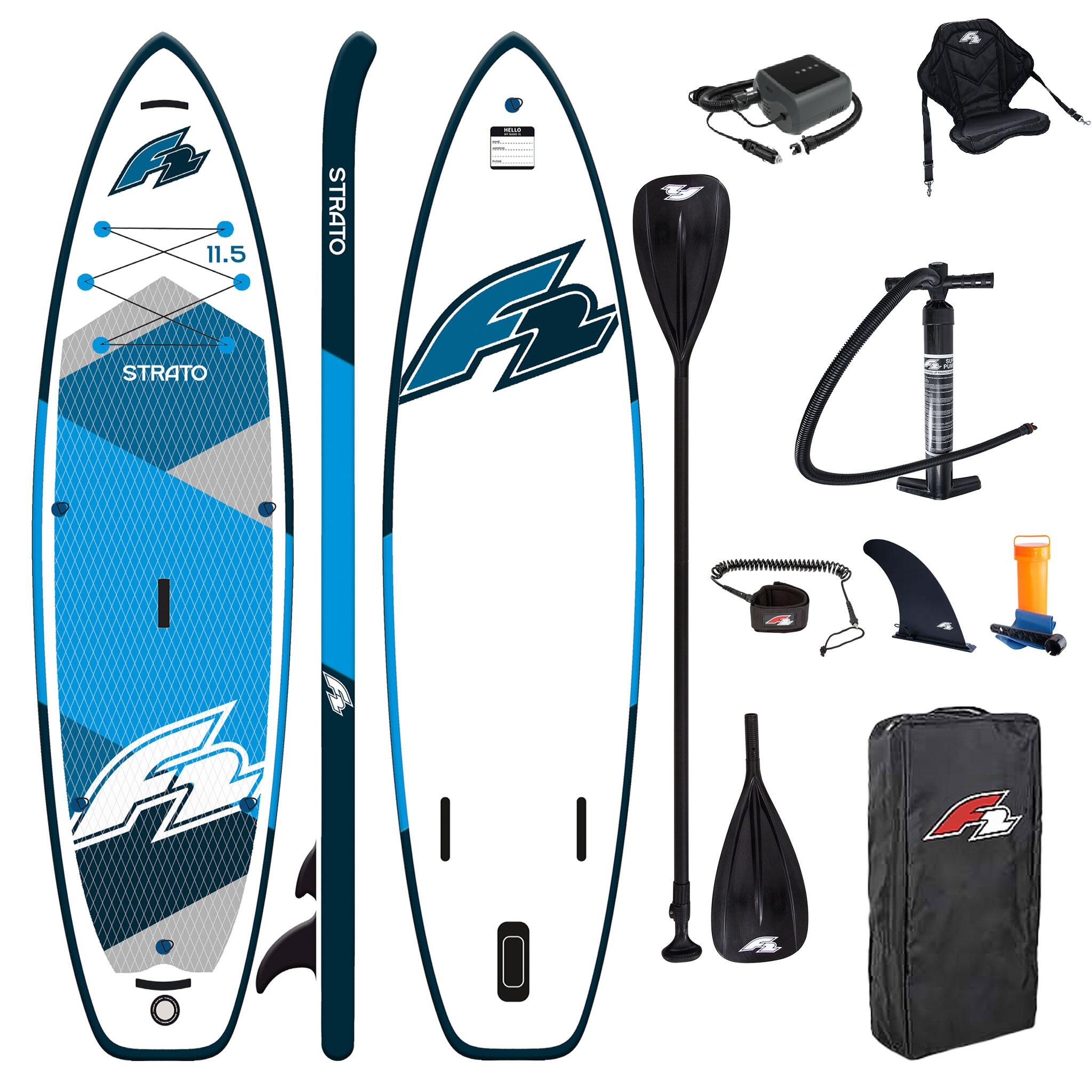 Deska SUP Pompowana F2 Strato 11'5 - 350 cm Combo + Elektryczna pompka PBG6