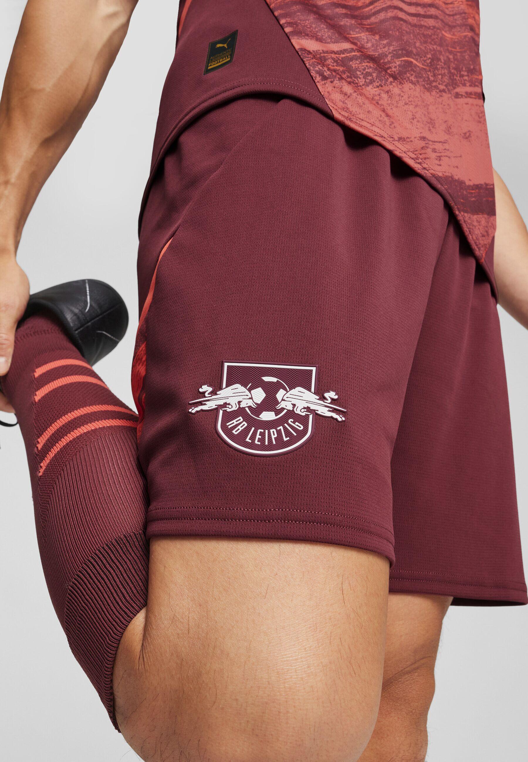 Męskie szorty RB Leipzig PUMA Dark Jasper Active Red