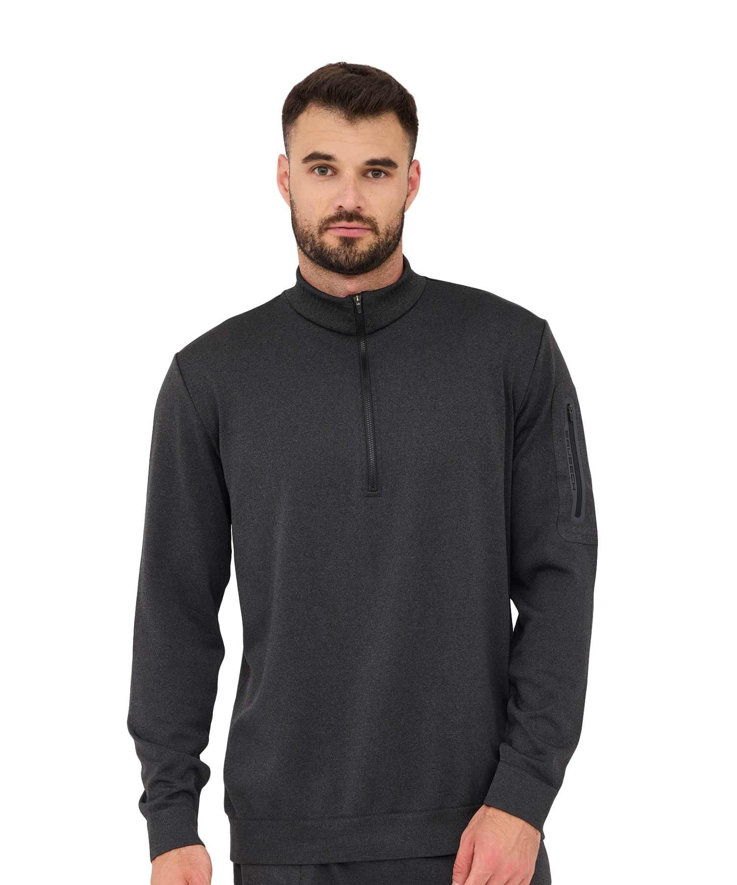Bluza męska wełniana z krótkim ekspresem Brubeck OUTDOOR MERINO