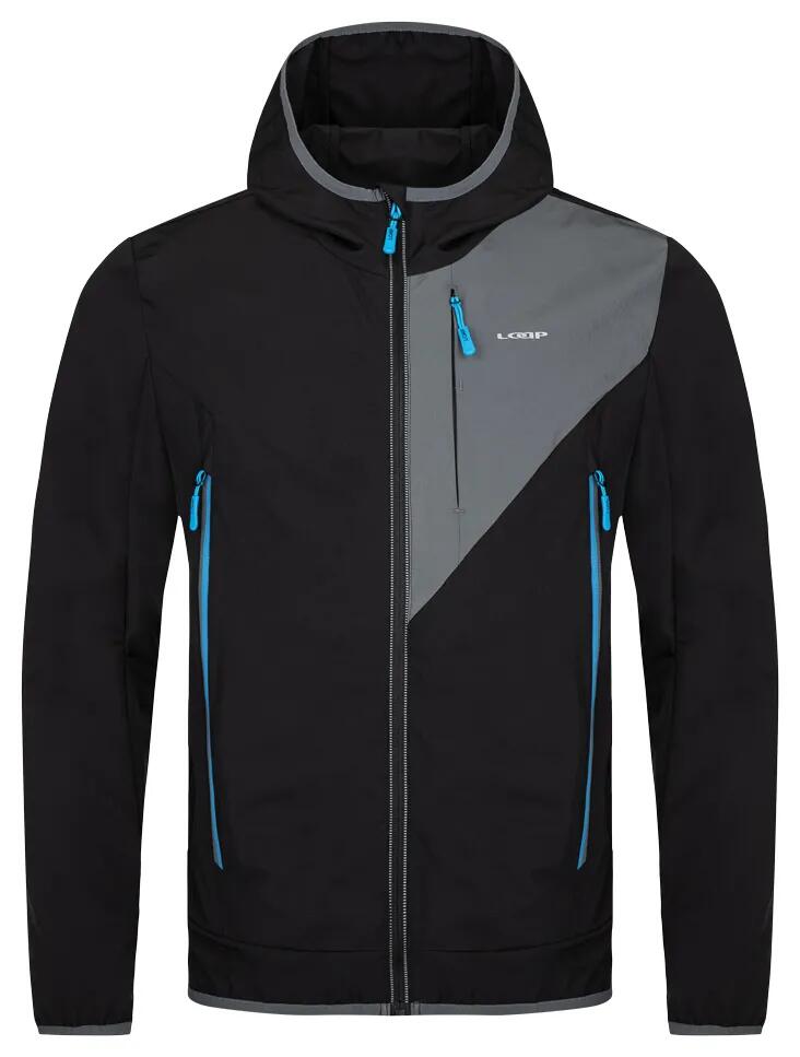 Męska kurtka softshell Loap Ural czarna 2xl