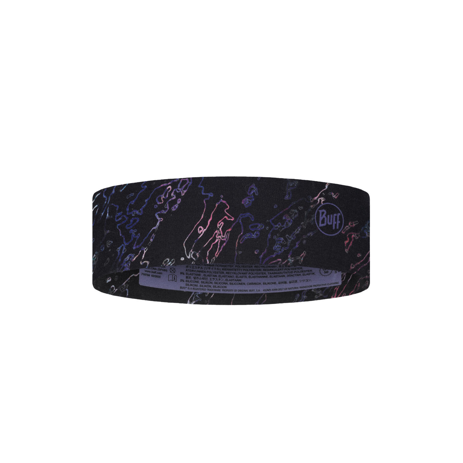 Opaska na głowę Buff Coolnet UV+ Headband Slim - anter black