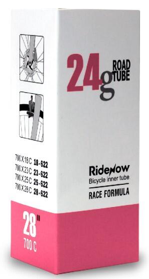 Dętka TPU RideNow Super Light 24g szosa 700/18-28C wentyl 85mm