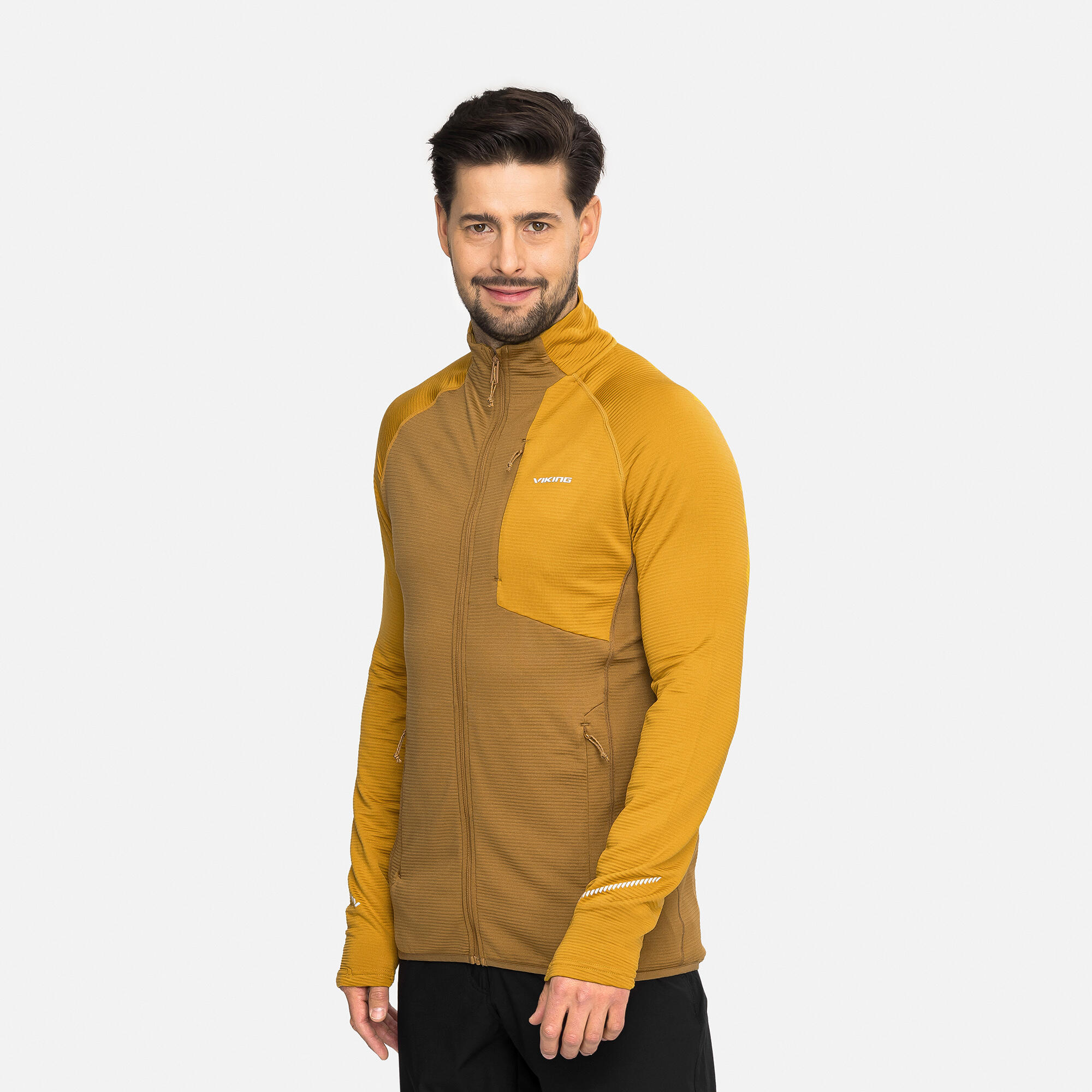 Bluza męska VIKING Birger Man rozpinana brązowo