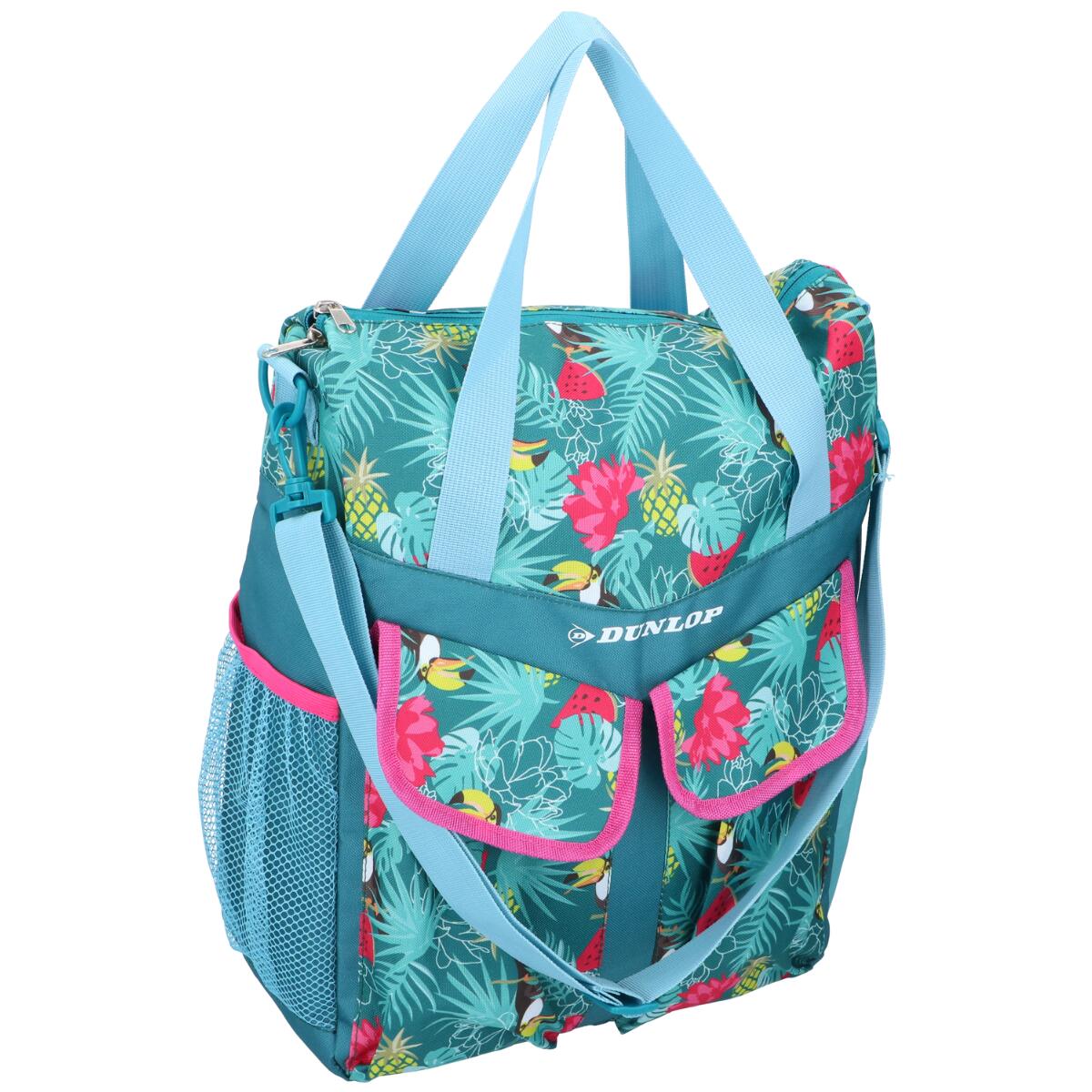 Sakwa torba rowerowa Dunlop 20L na bagażnik w kwiaty