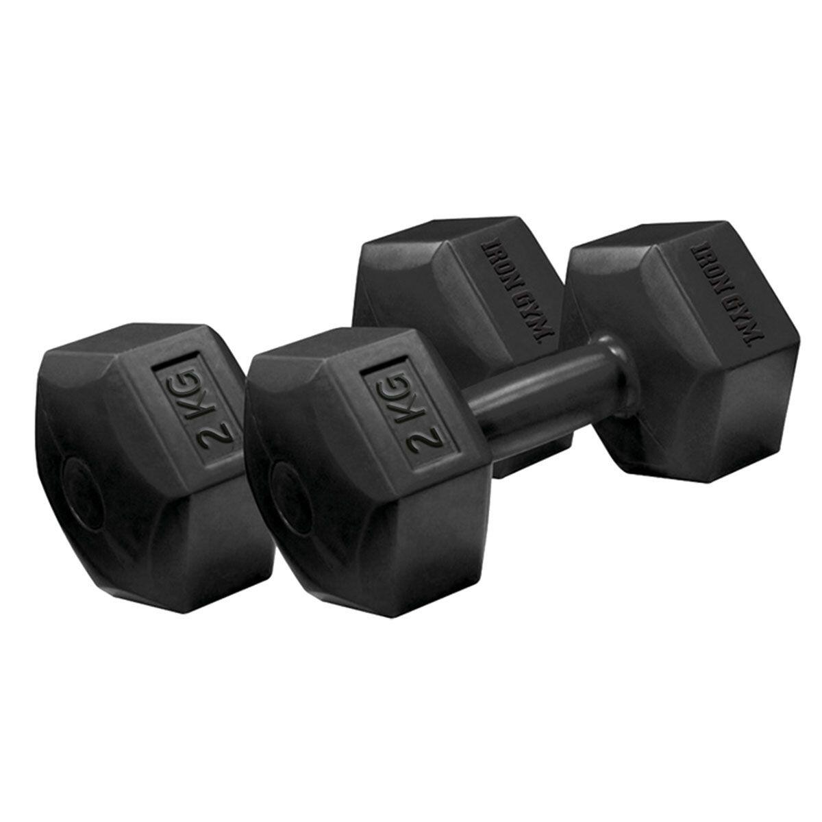 Zestaw hantli Hexa - 2 x 2 kg