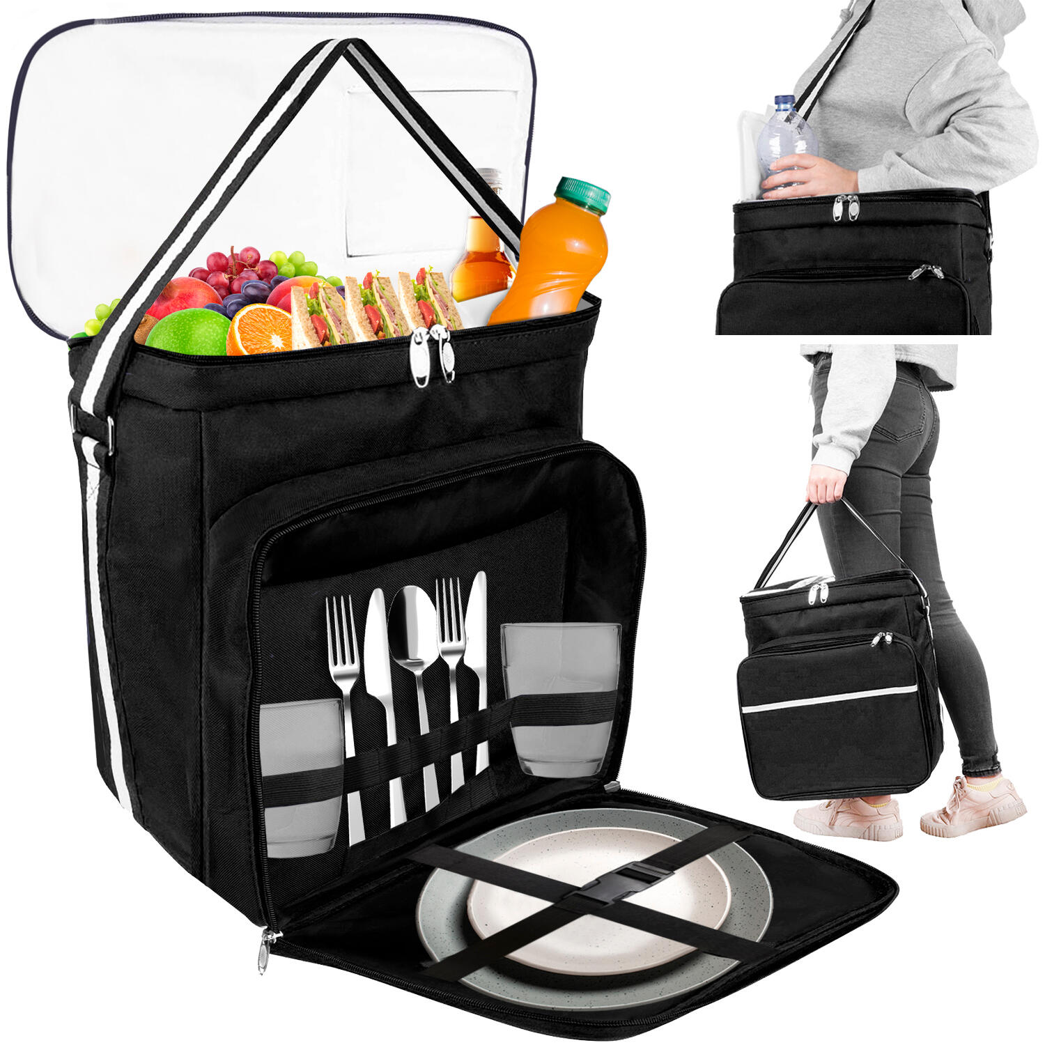 Torba Termiczna Plażowa 28l Piknikowa Torba Termo