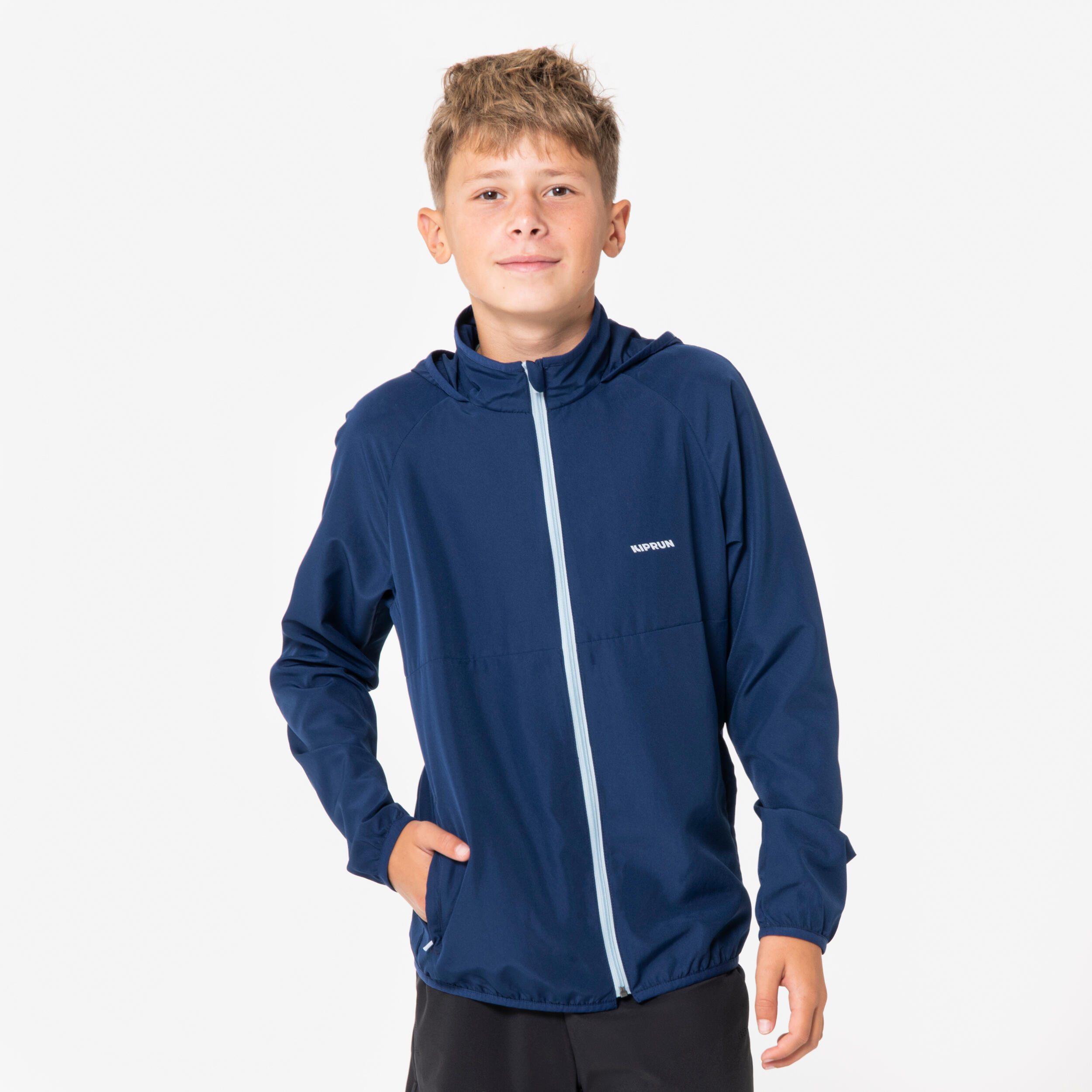 Kurtka do biegania wiatrówka dziecięca Kiprun Wind Jacket