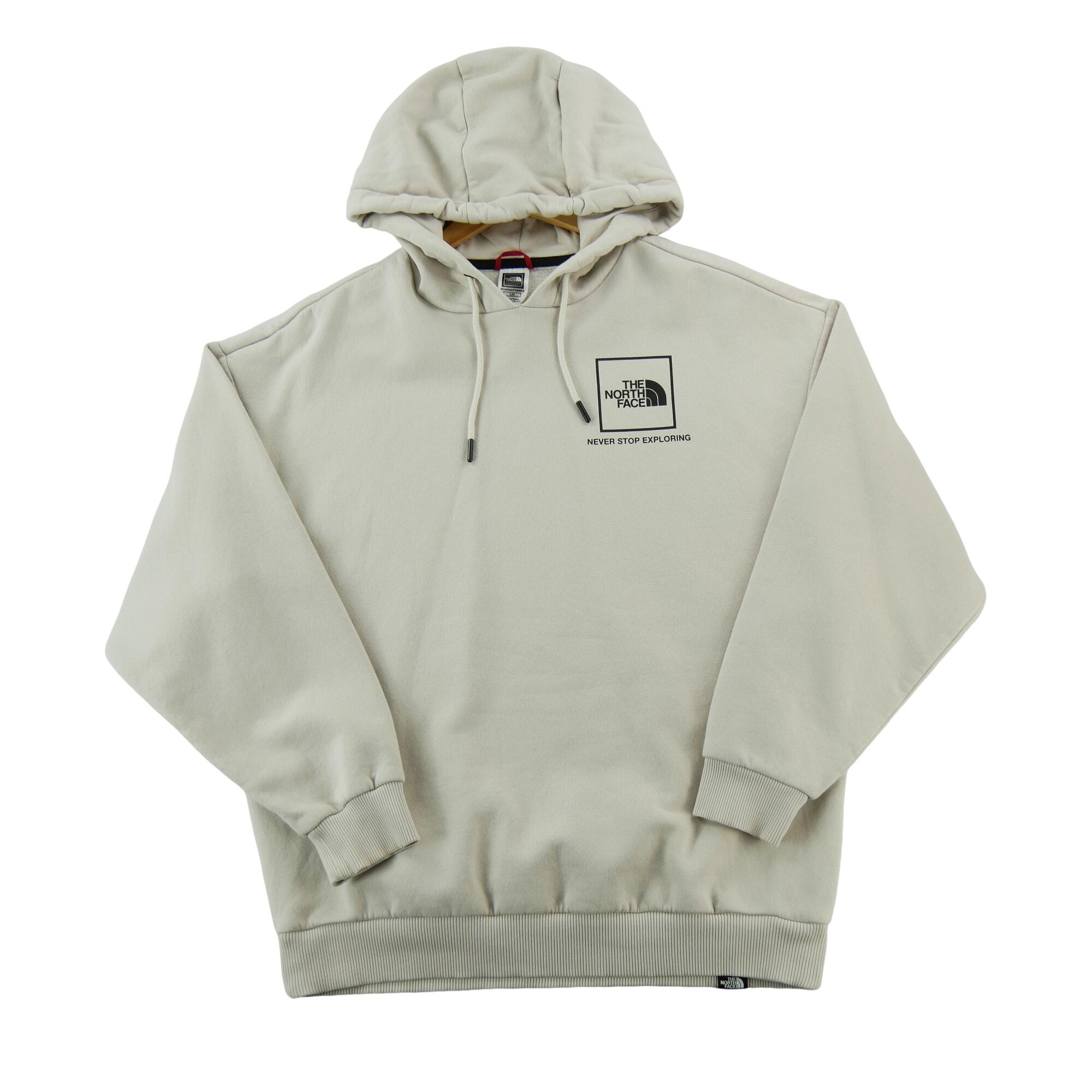 Second life - Bluza z kapturem damska The North Face beżowa - Jak nowy