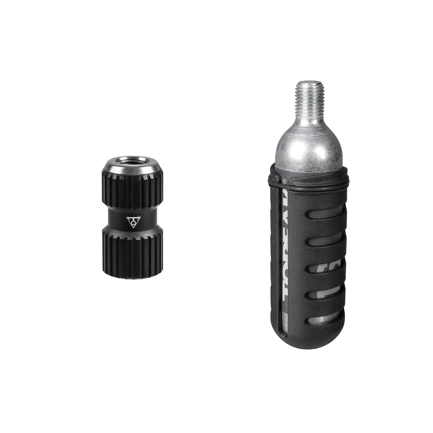 Zestaw do pompowania Topeak Nano AirBooster - 16gr