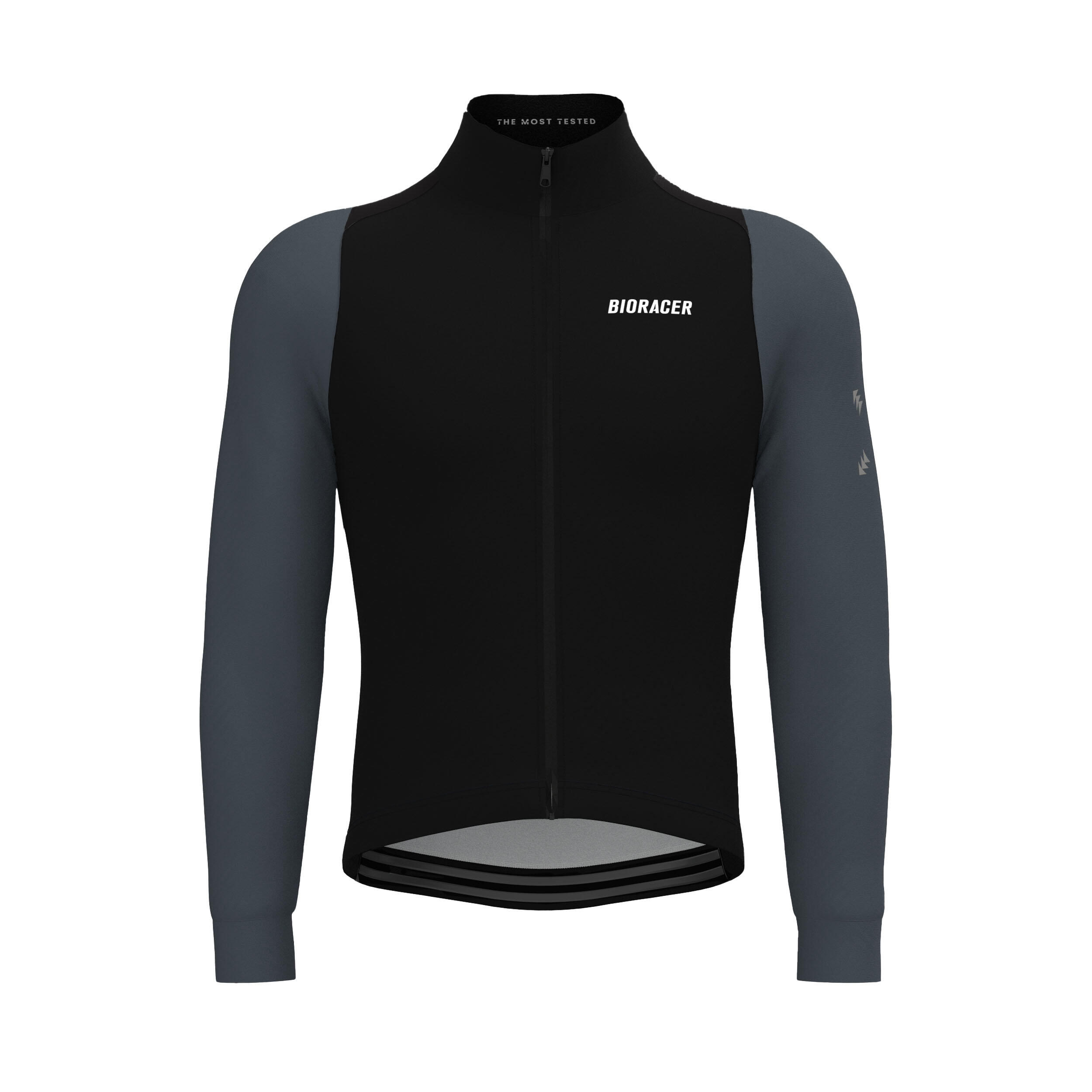 Men’s Light Cycling Jacket Breathable Water-Repellent Tempest Light Black