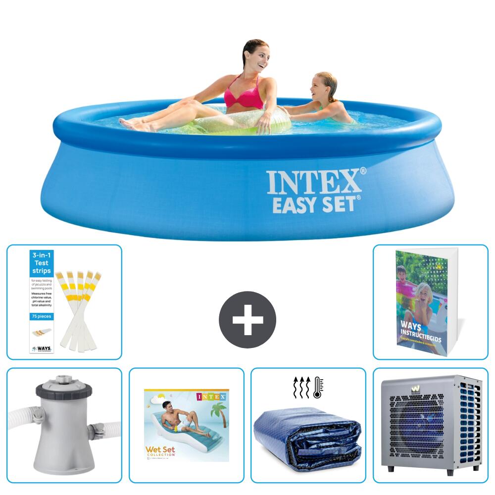 INTEX Basen Easy Set Okrągły - 244x61 cm - 7-częściowy S286