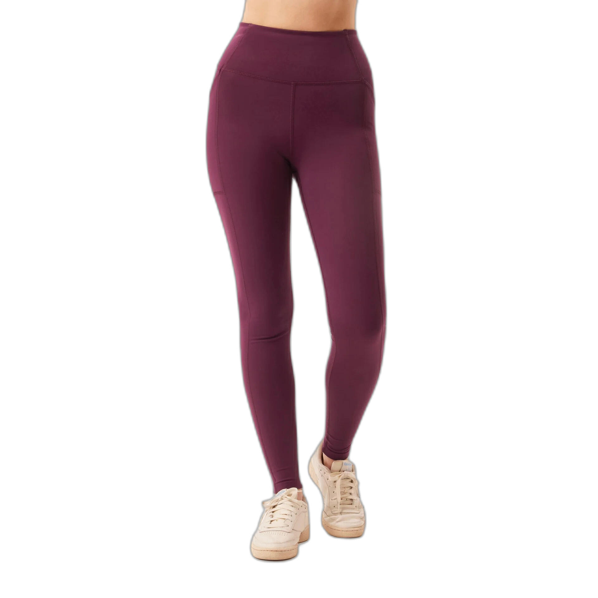 Legginsy wysoka talia 7/8 z kieszenią dla kobiet Girlfriend Collective