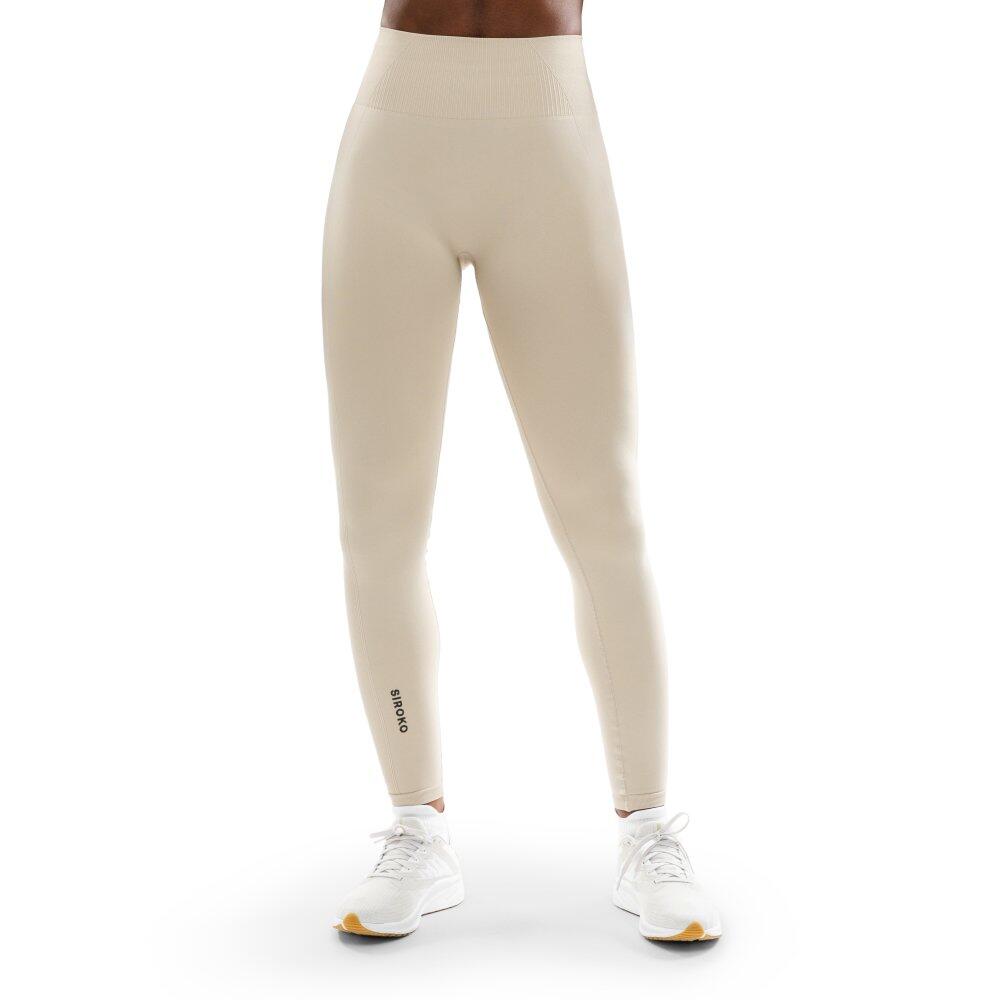 Damskie bezszwowe legginsy sportowe Fitness Siroko Fearless