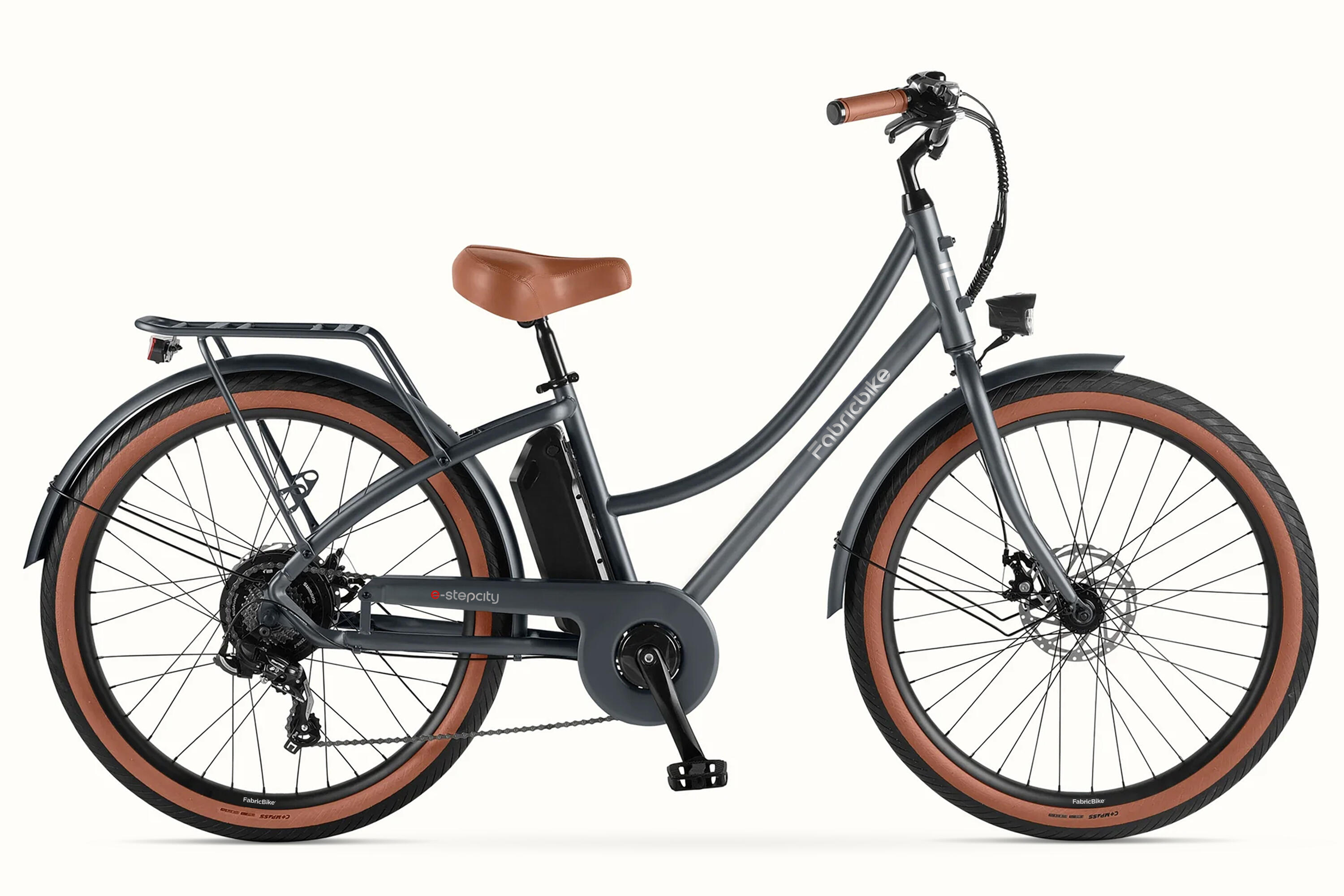 Rower elektryczny E-Stepcity – 250 W, 36 V, zasięg 60 km, Shimano 7B. Graphite