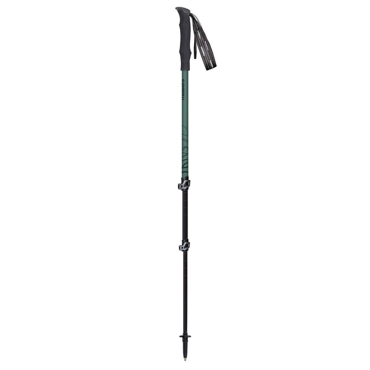 Kije trekingowe Masters PATHFINDER SAGE GREEN/DARK GREEN Uniwersalny