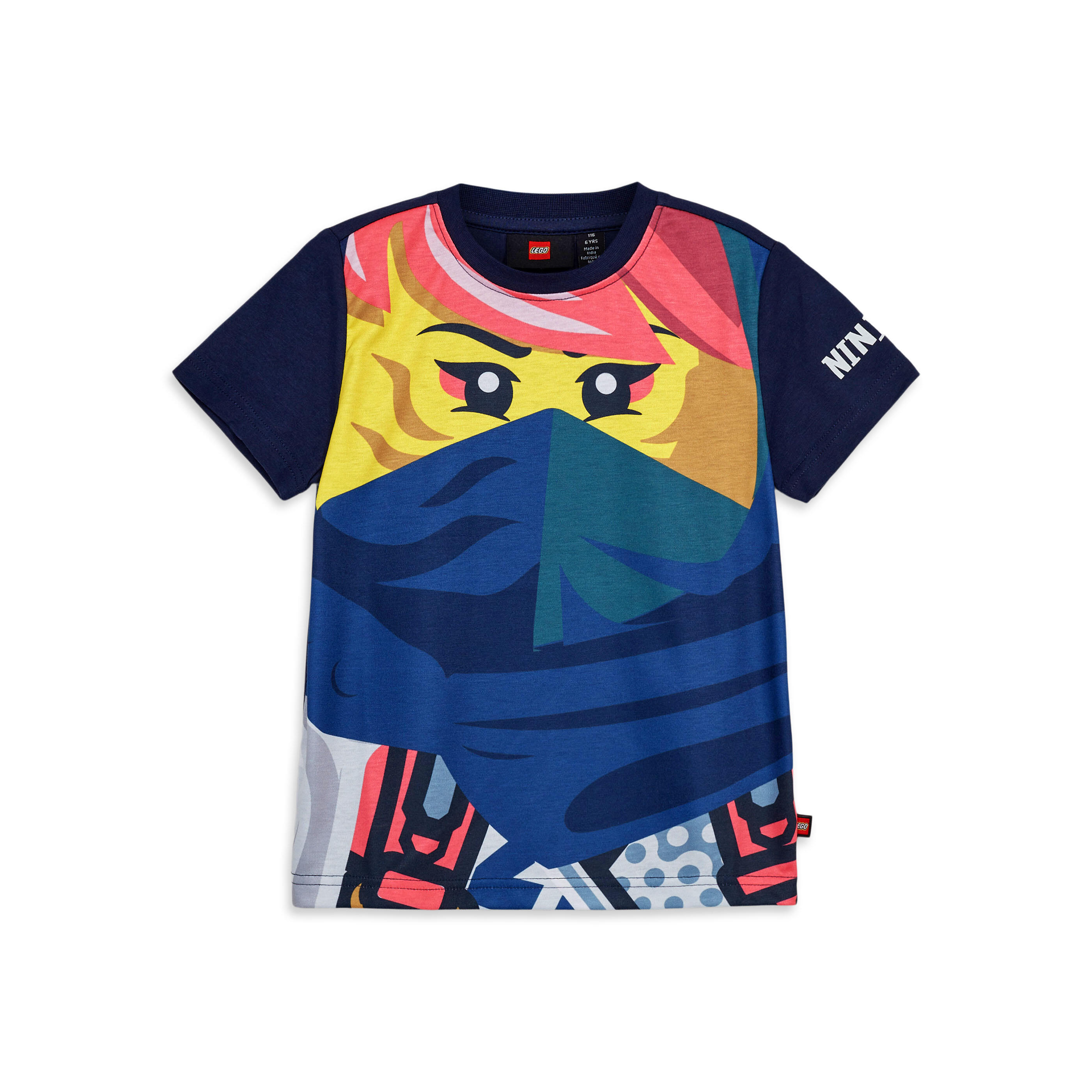 Koszulka Dziecięca Bio Bawełna LEGO Ninjago Tano 311 Granatowa