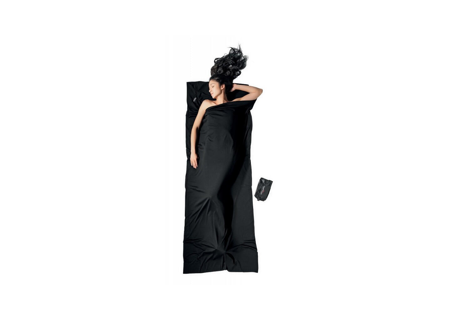 Cocoon Wkładka do śpiwora TravelSheet - Merino Wool black