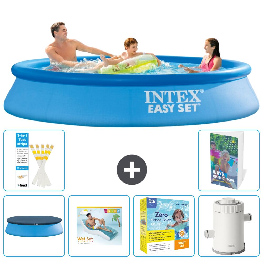 INTEX Basen Easy Set Okrągły - 305x61 cm - 7-częściowy S135