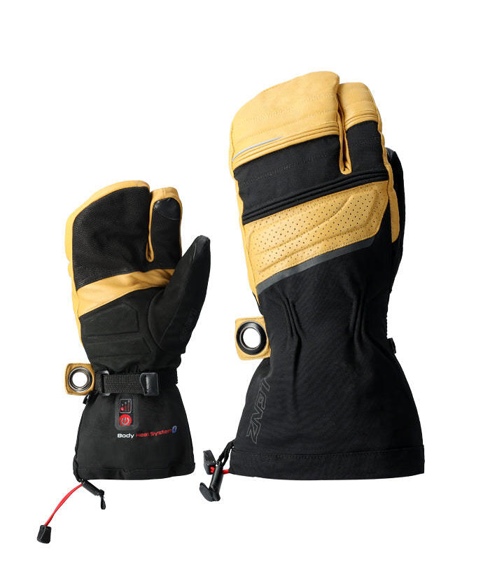 Rękawice narciarskie podgrzewane Lenz Heat Glove 8.0 Finger Cap Lobster