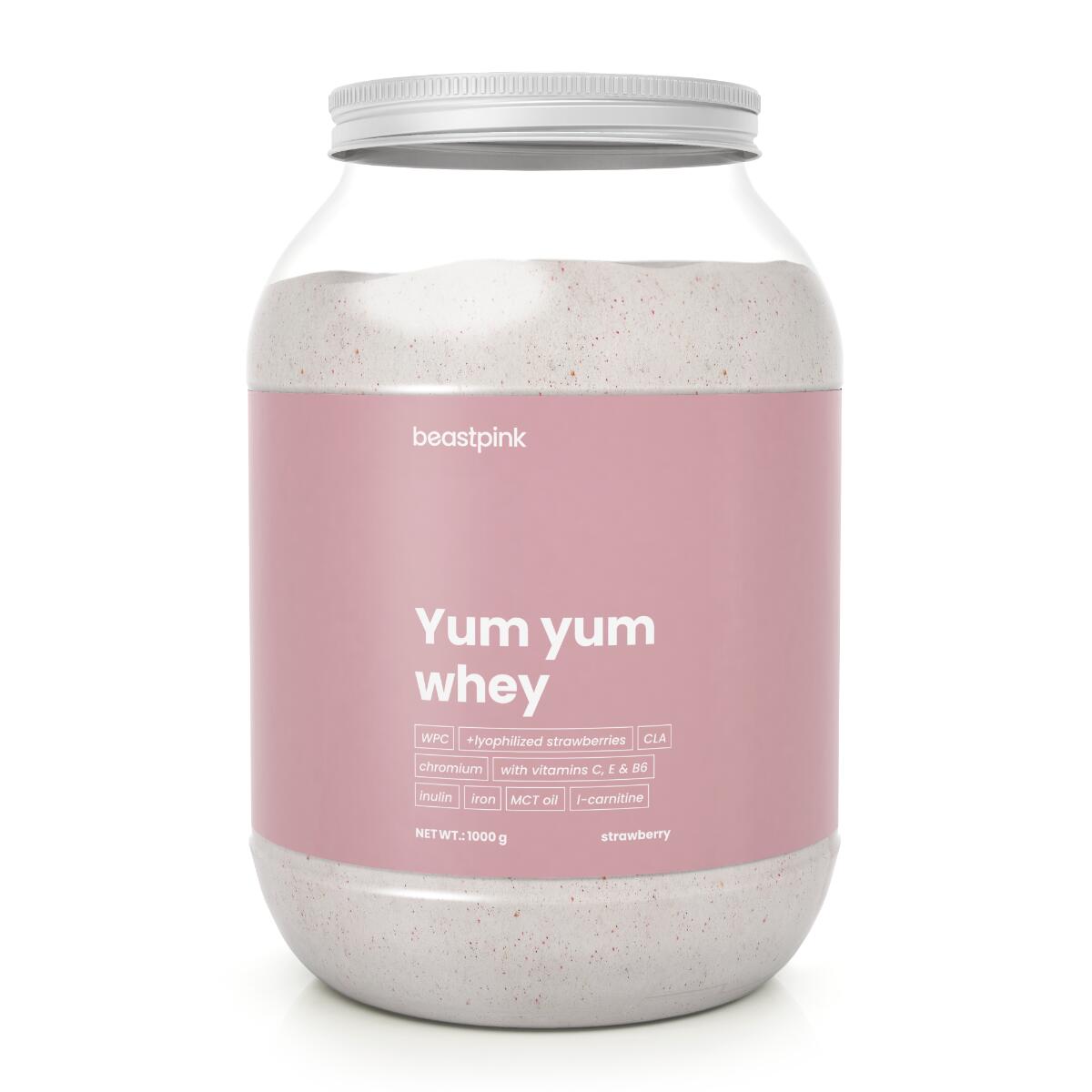 Białko serwatkowe Yum Yum Whey proszek koncentrat 1000 g