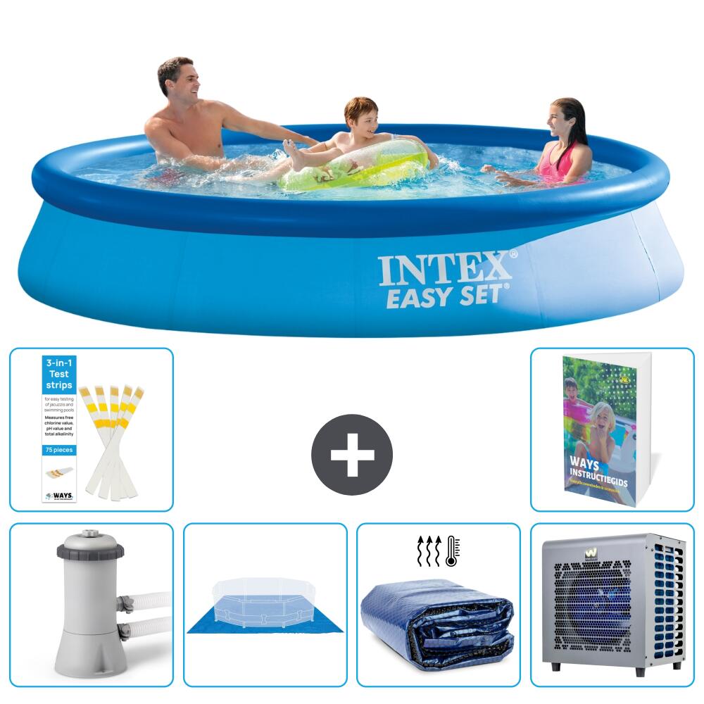 INTEX Basen Easy Set Okrągły - 366x76 cm - 7-częściowy S278