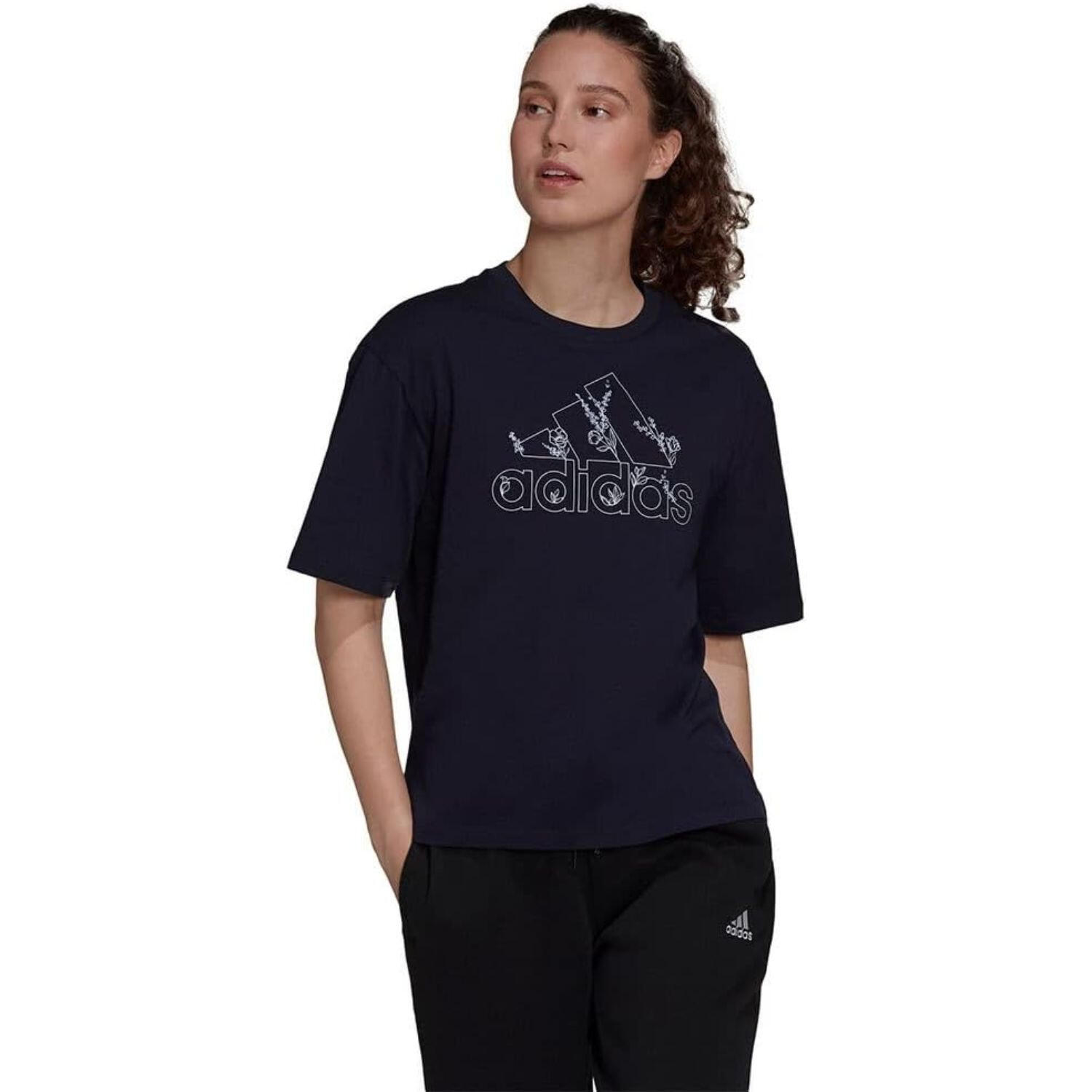 Koszulka turystyczna damska Adidas Soft Floral