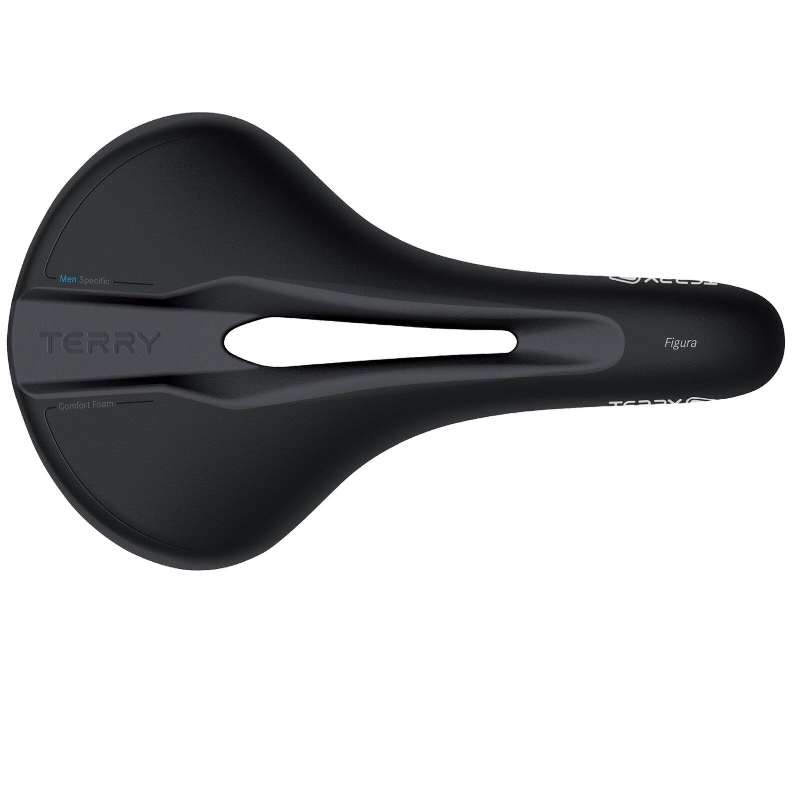 Siodełko Rowerowe Figura Max Męskie Czarne
