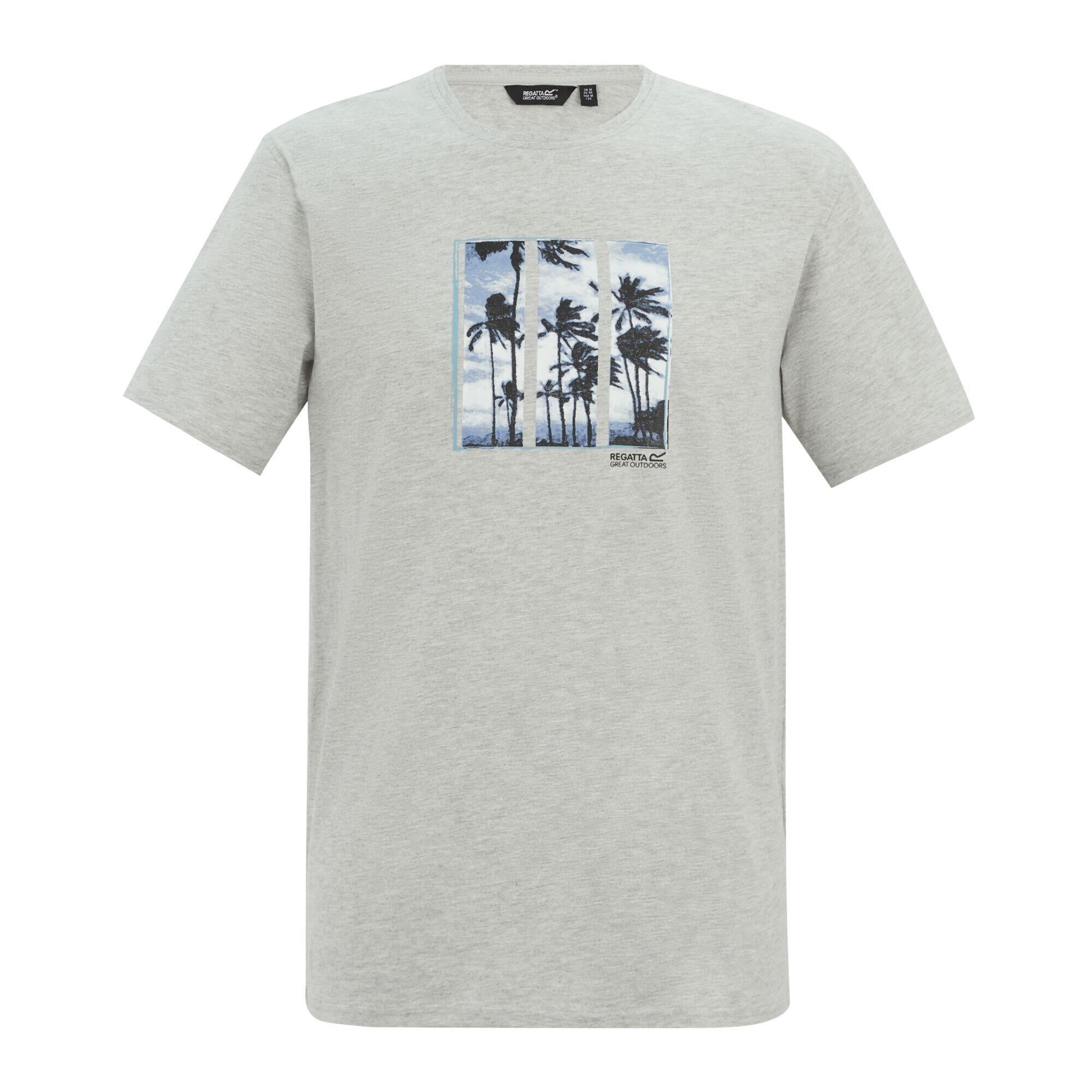 T-shirt Męski Z Palmą Cline IX