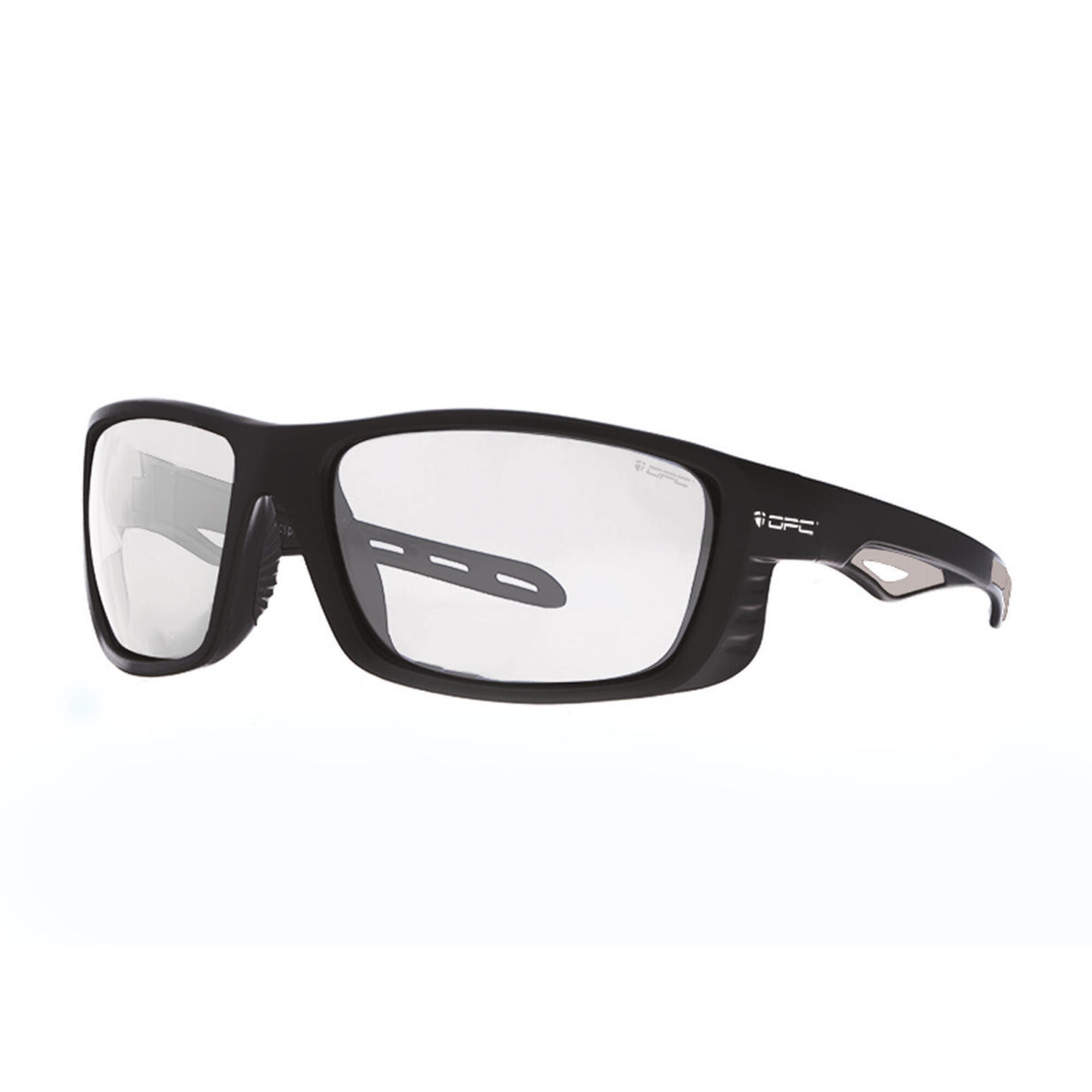 Okulary ochronne SPORT EVEREST Matt Black/Gray Clear + ETUI