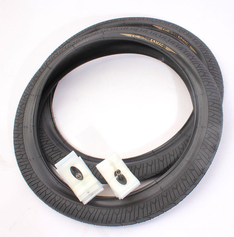 Opony BMX 2x MAC3 + 2x Schwalbe Aerothan dętki