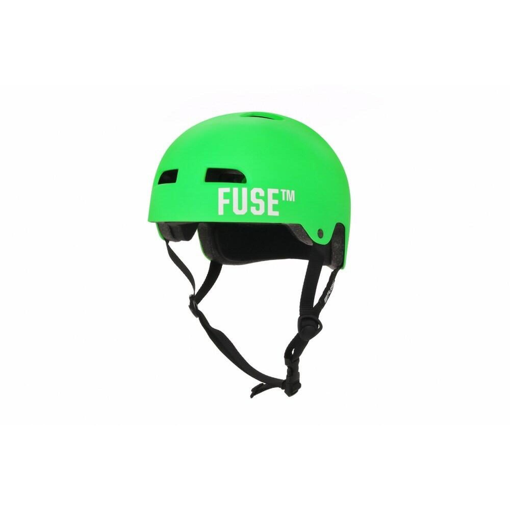 Alpha – kask BMX – neonowo zielony