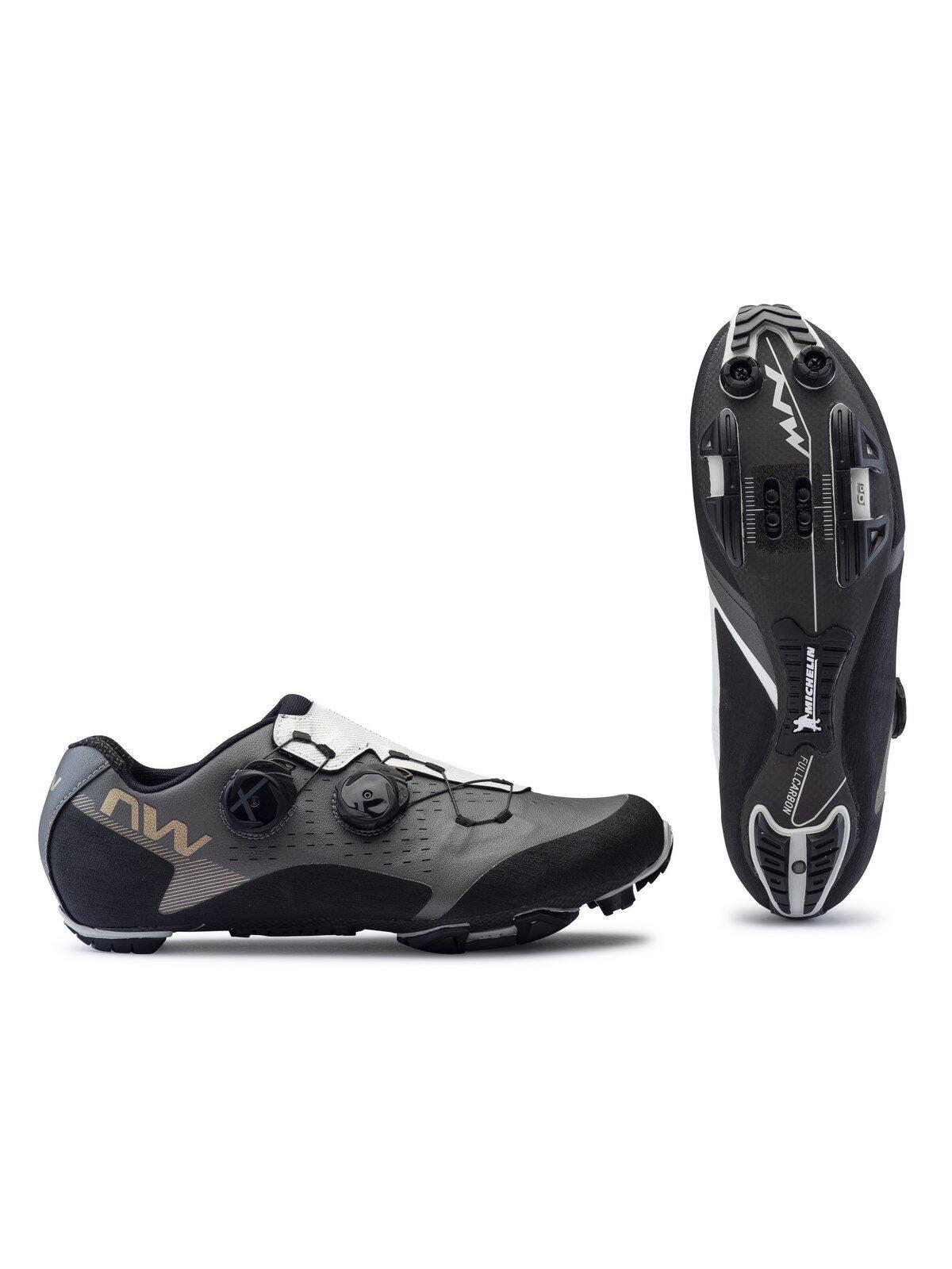 Buty rowerowe MTB męskie NORTHWAVE GHOST PRO Team Edition szare
