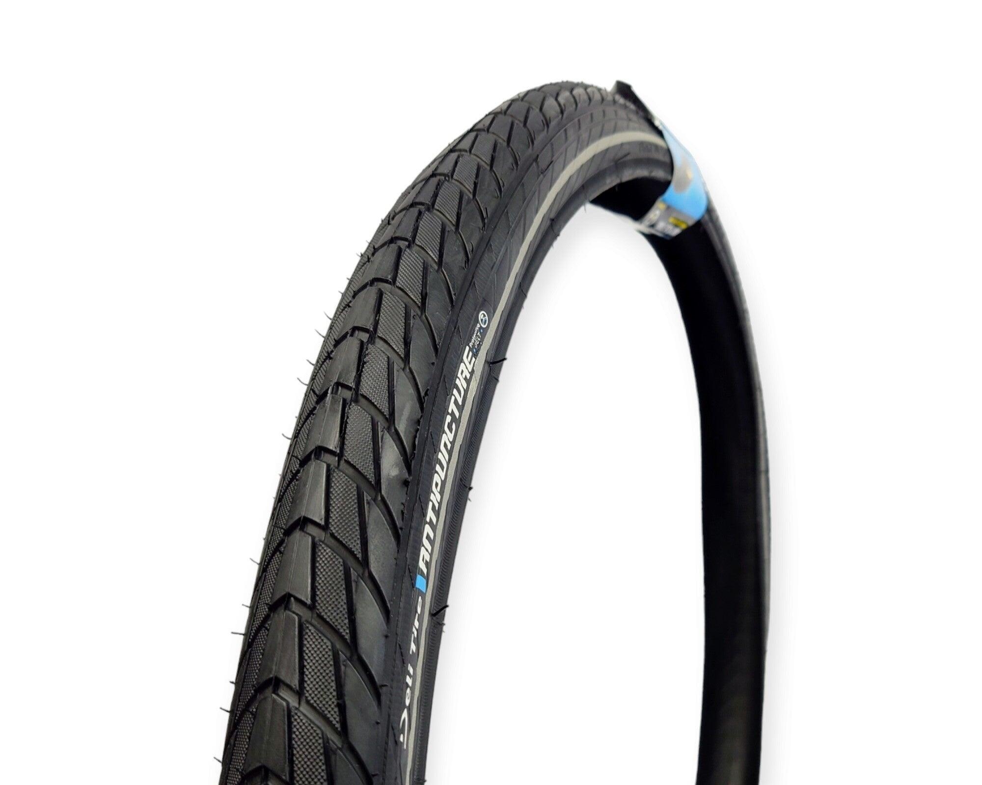 Deli Tire Opona miejska 28 x 2.00 (50-622) czarna antyprzebiciowa z odblaskiem