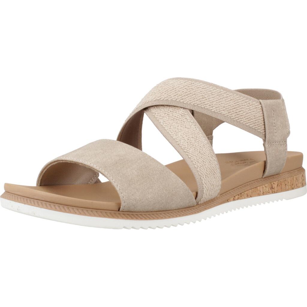 Sandały SKECHERS DESERT KISS LOW Jasnobrązowy