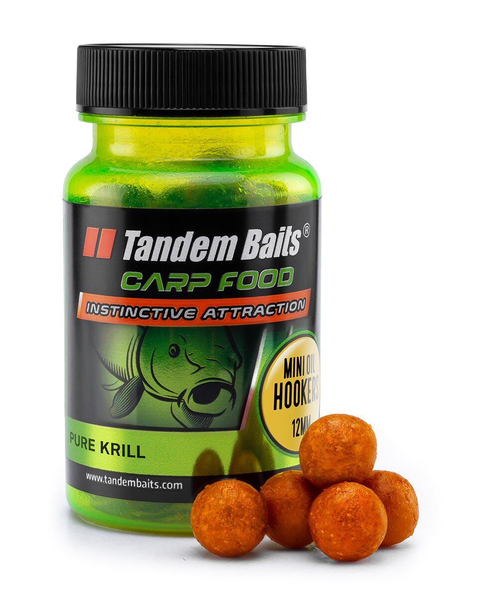 Mini kulki haczykowe Carp Food Oil Hookers 12mm/50g Czysty Kryl