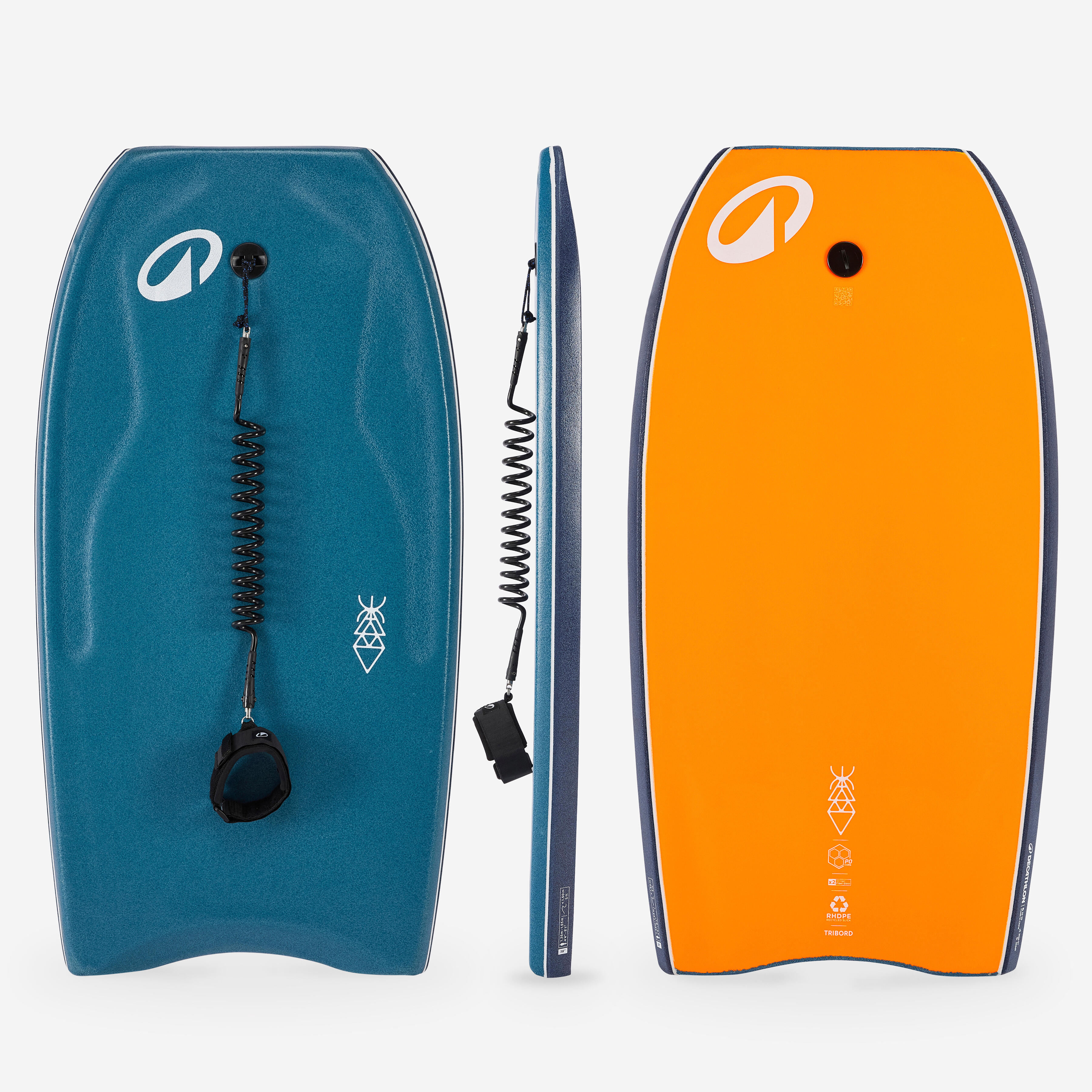 Deska bodyboard Olaian 500 z leashem