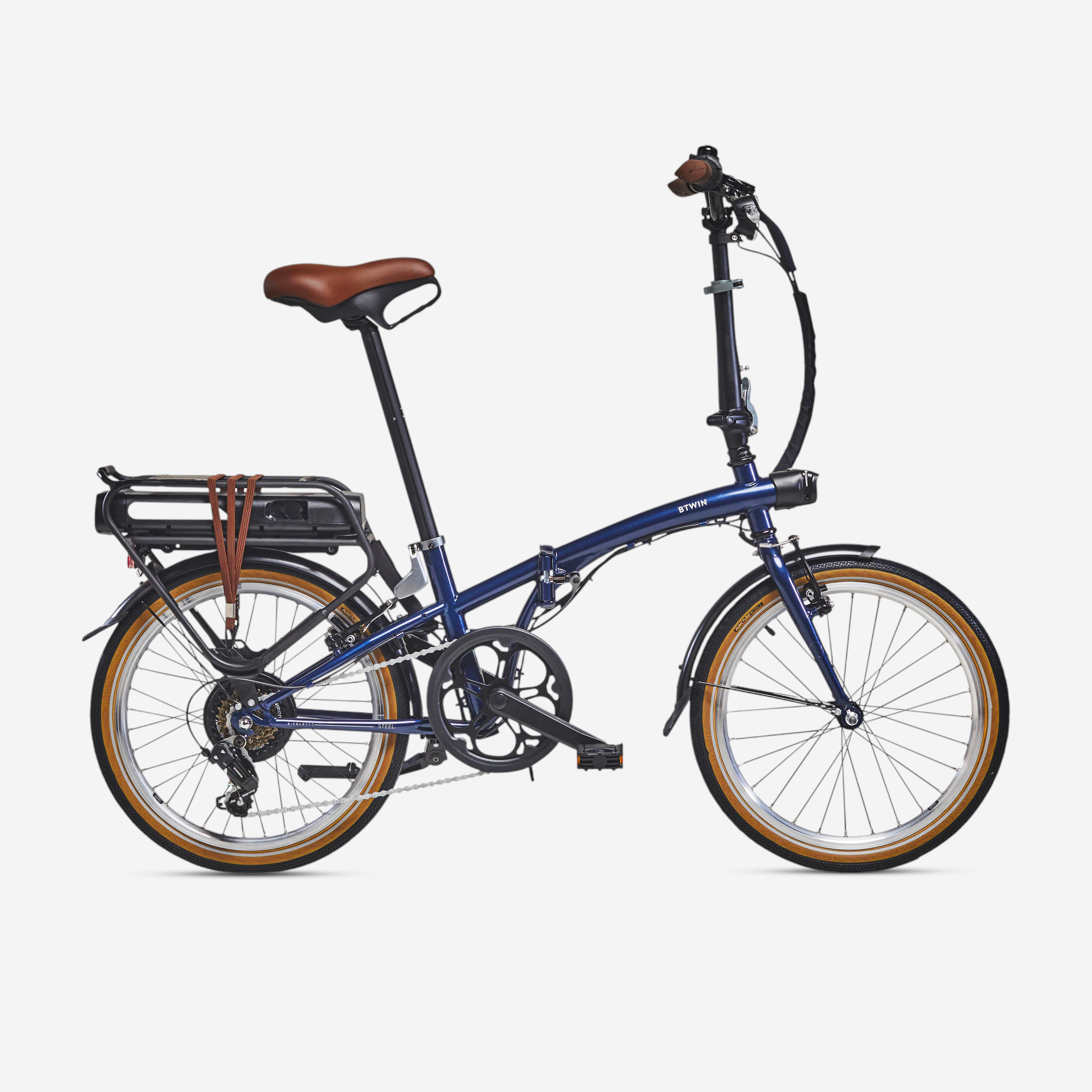 Rower elektryczny składany Btwin E Fold 500