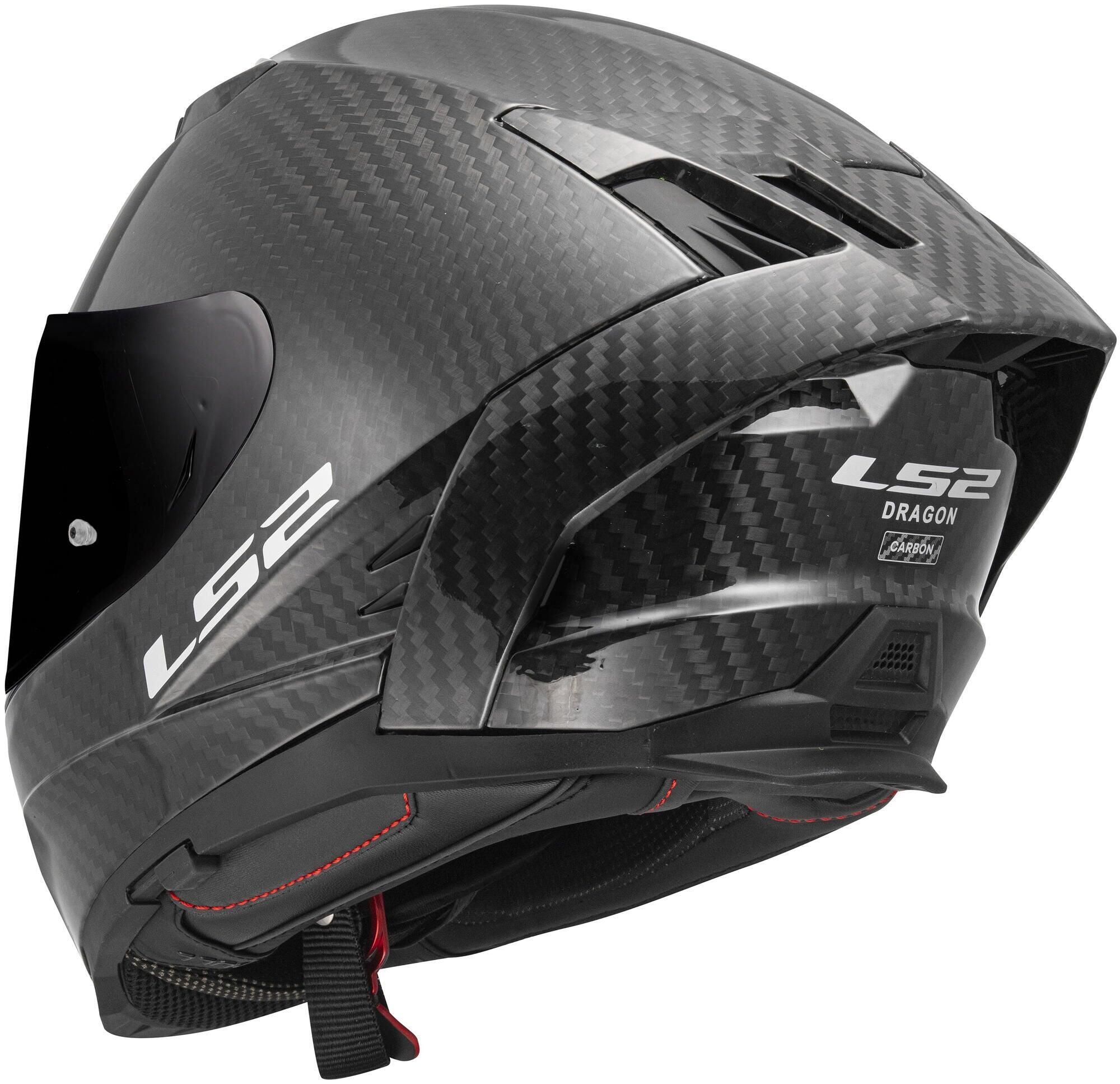 LS2 FF807 Dragon Carbon kask integralny 3XL matowy czarny