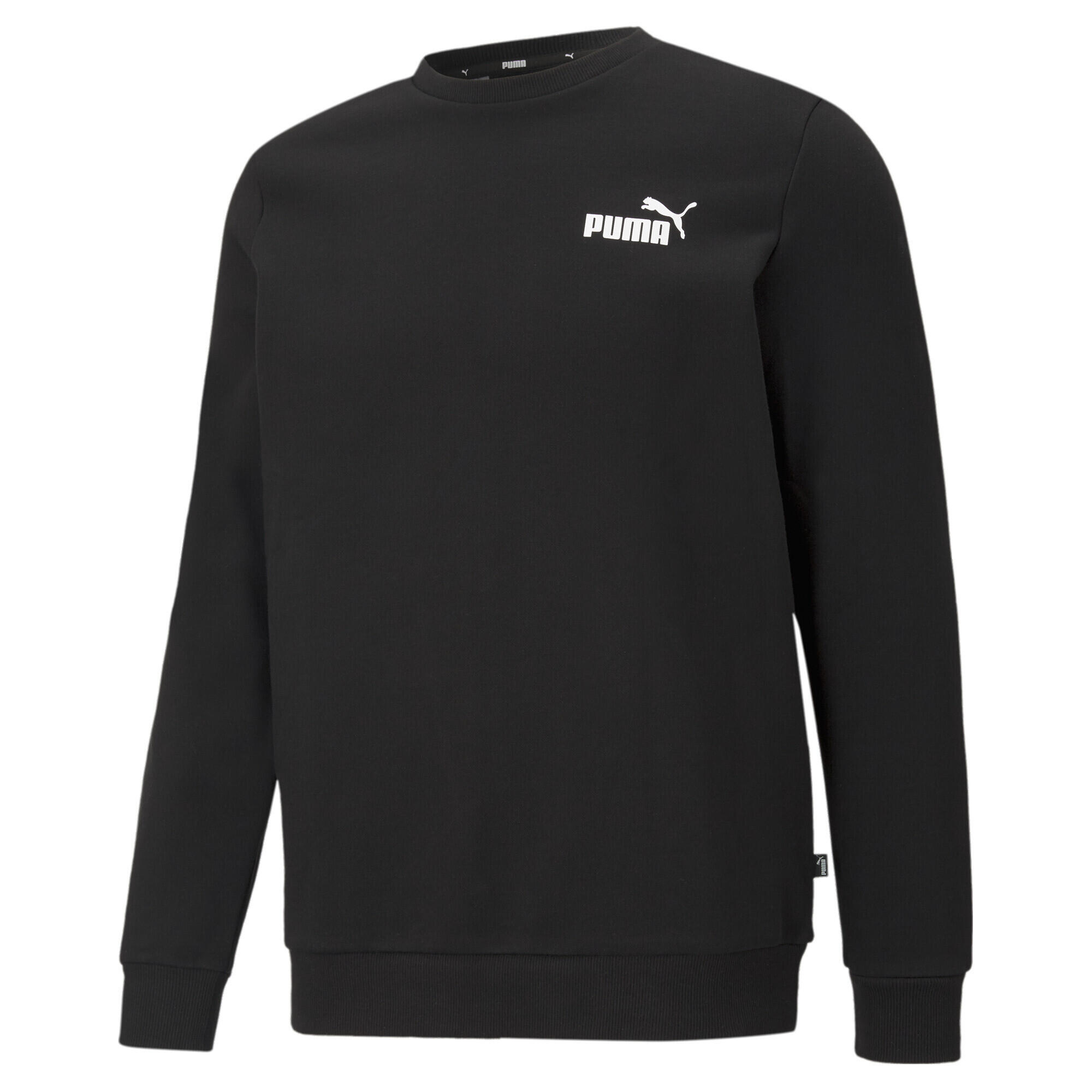 Bluza Puma Essentials Small Logo Crew Neck, Czarny, Mężczyźni