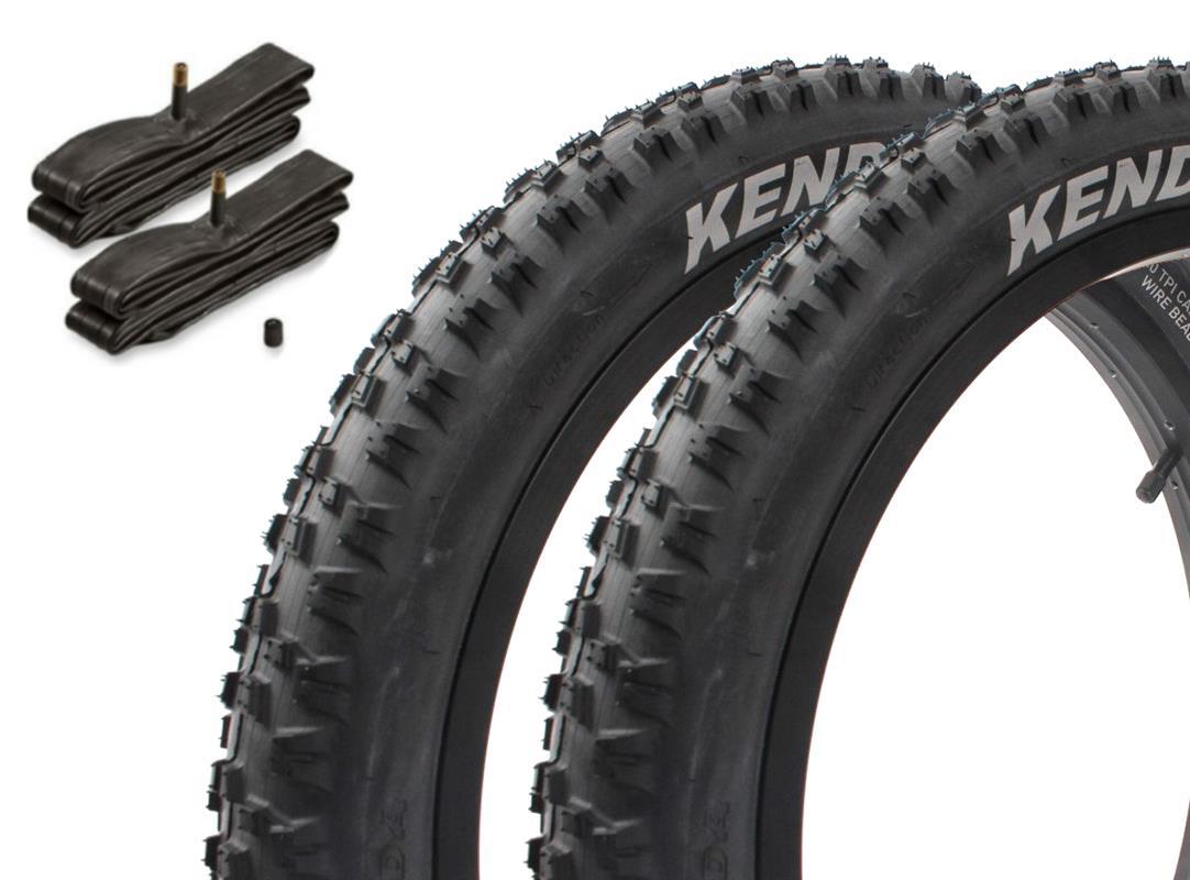 Zestaw opon BMX KENDA AMRAK 20 cali x 2,20 cali czarny + dętka AV