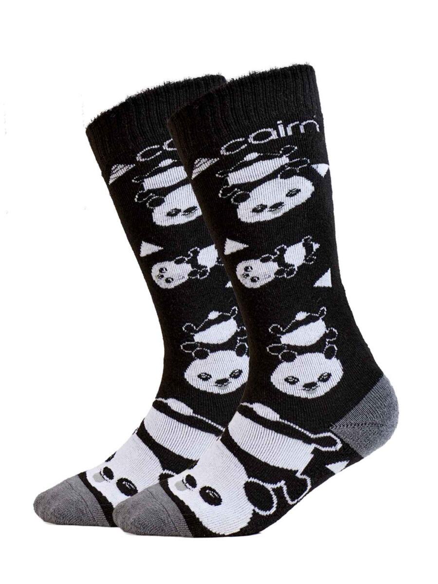 Skarpety narciarskie dziecięce - 2 pary - Panda