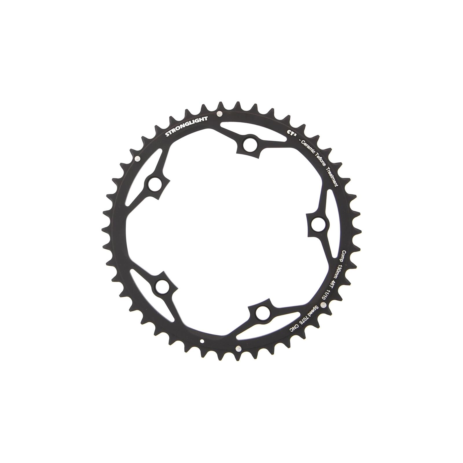 Kółko łańcuchowe Stronglight 46t Alu Czarne