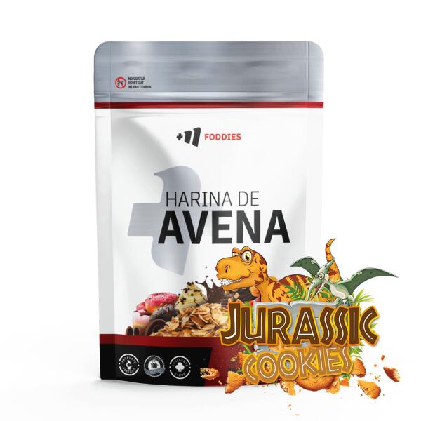 Mąka owsiana - 1 kg ciasteczek jurajskich MASMUSCULO