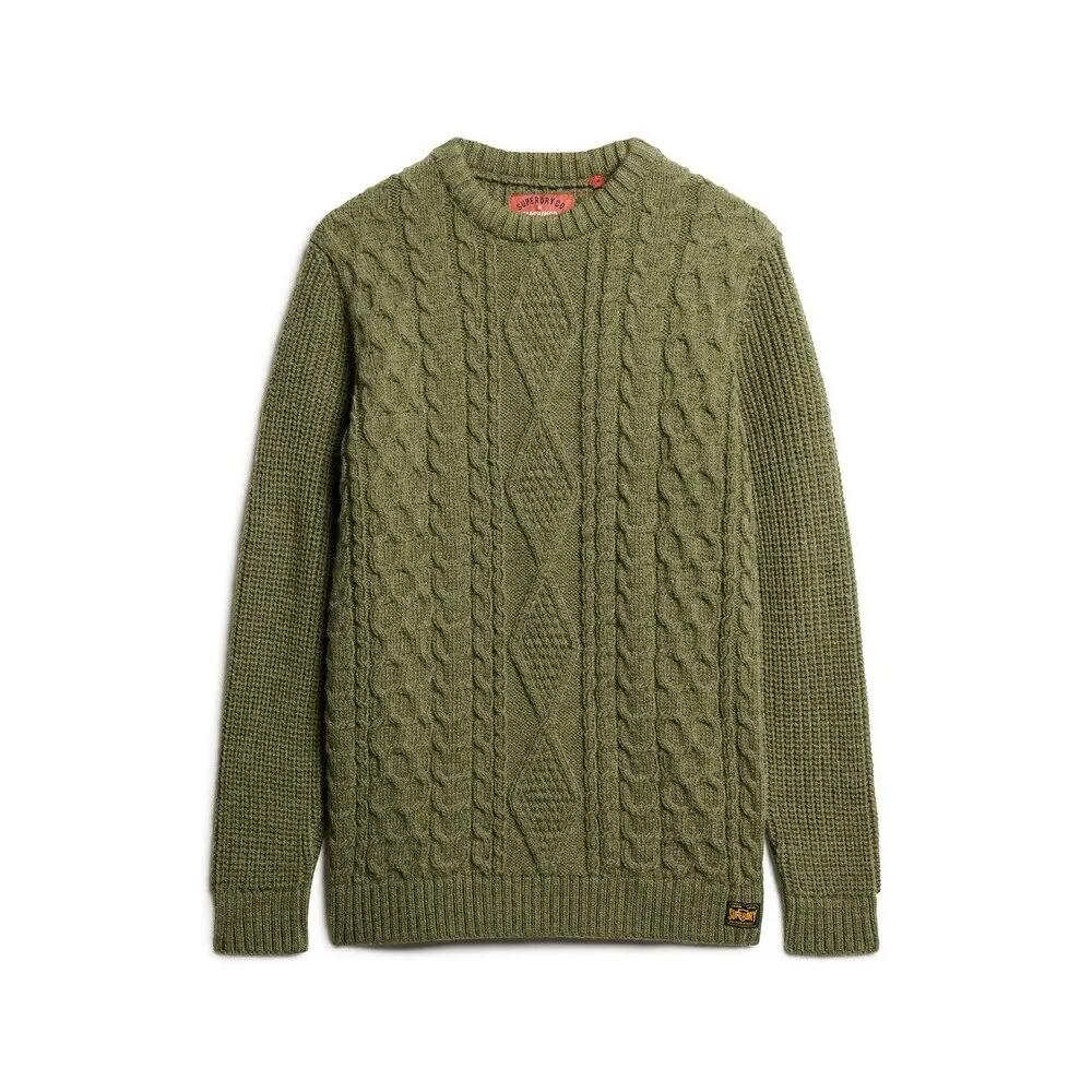 Sweter warkoczowy Superdry Jacob